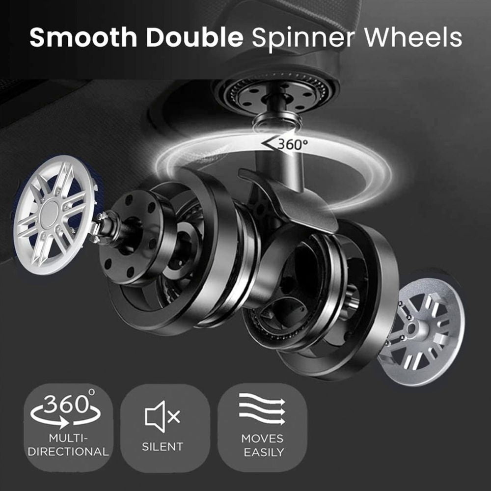 Maletas rígidas Milan con ruedas giratorias de 360° y neceseres