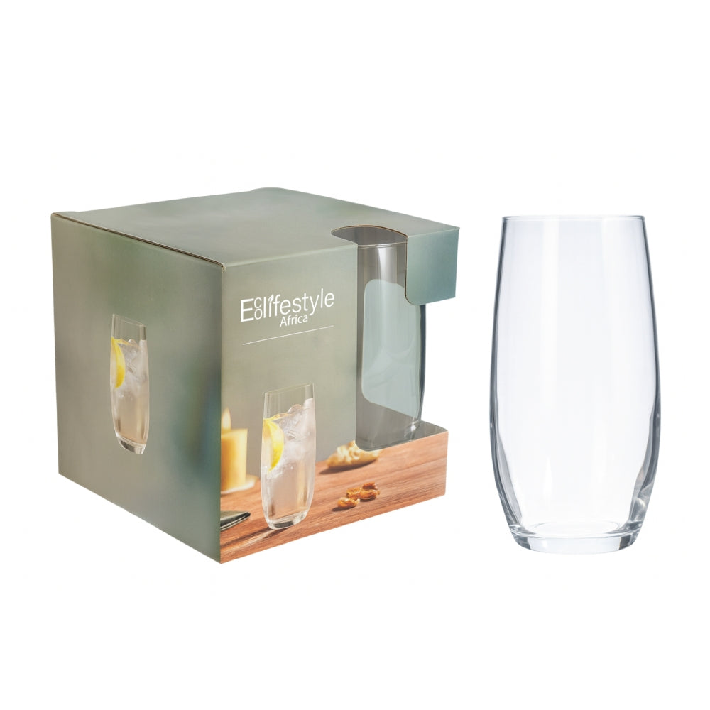 Premium Glass Tumbler Set – 4 Piece, 360ml Each