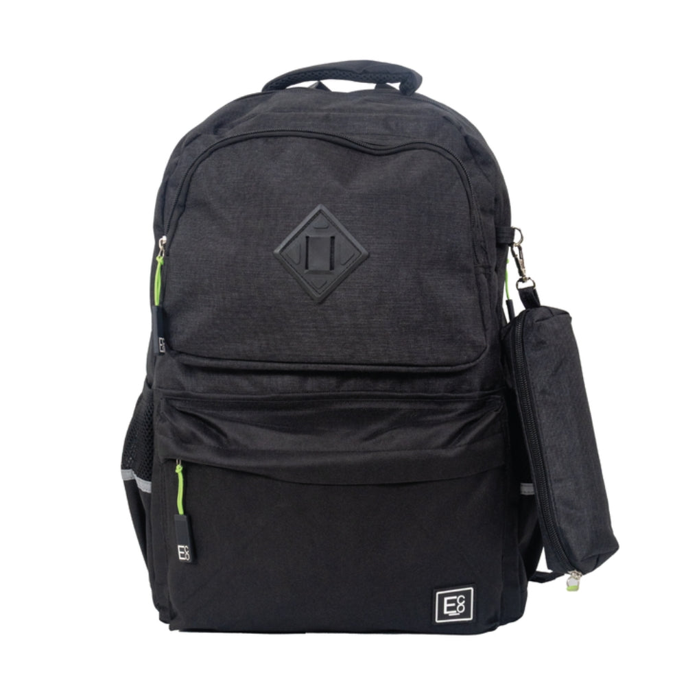 Mochila para estudiantes con estuche con clip