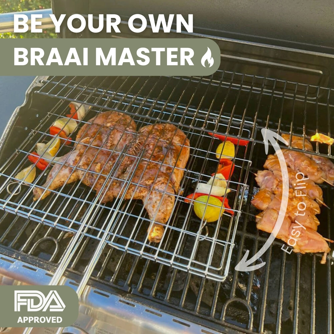 Juego de parrilla Braai de 4 piezas