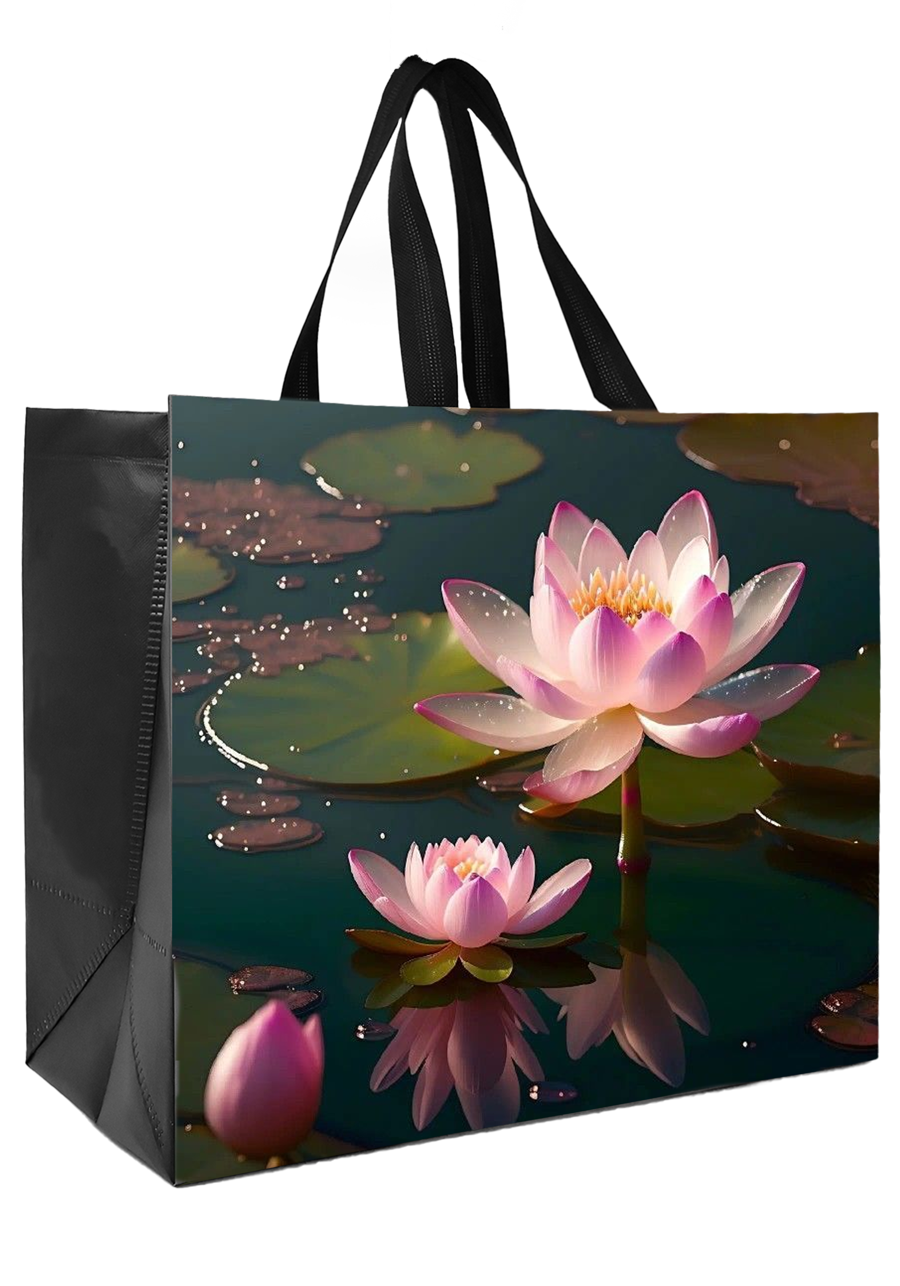 LAM03 - Assorted Design Reusable Laminated Shopping Bag | 110GSM, 36L