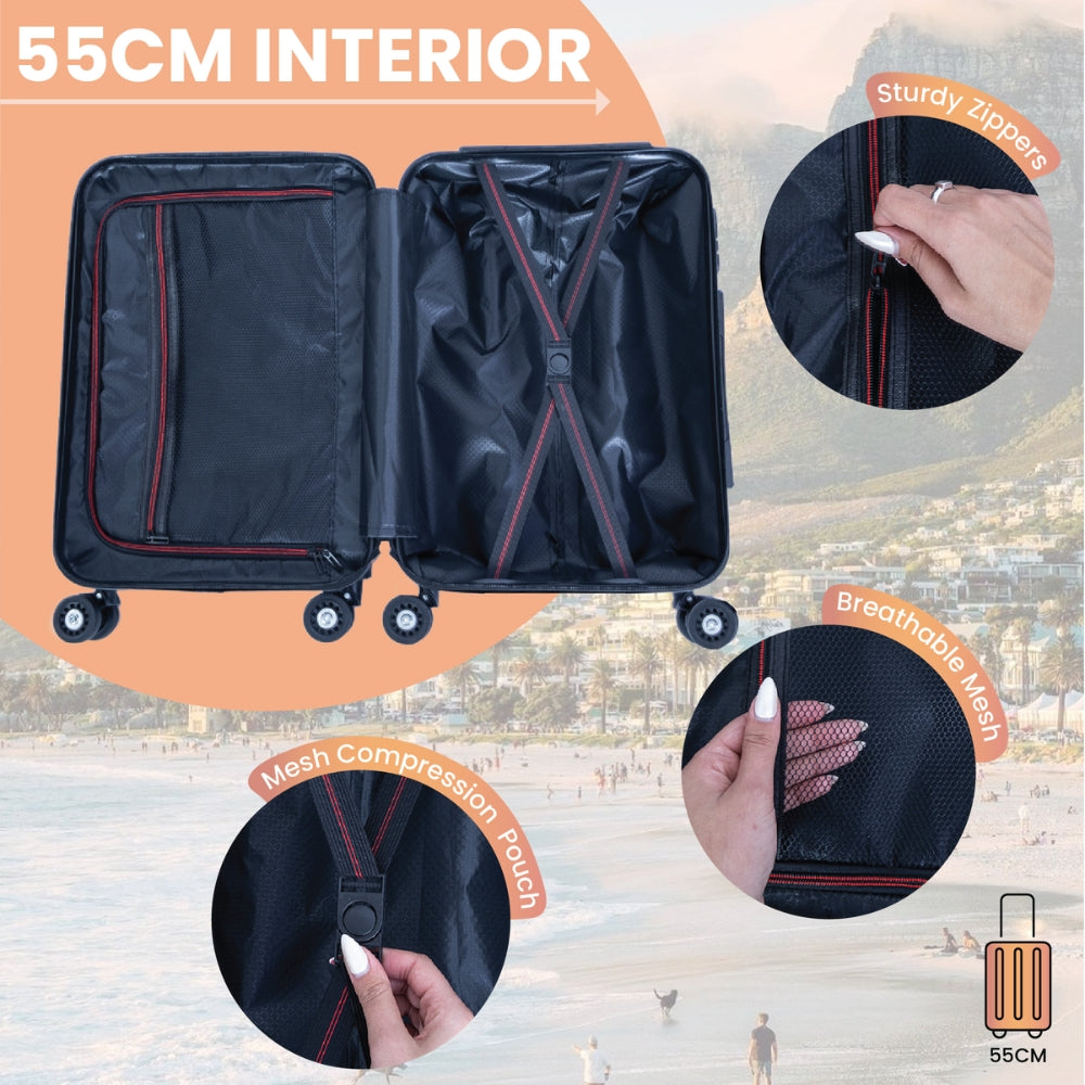 حقيبة سفر سيدني المحمولة المقاومة للخدش - وردية اللون