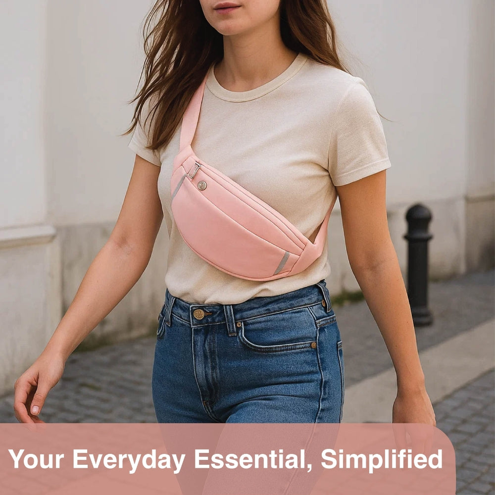 Riñonera ajustable y bolsa de luna | 1,44 l, poliéster