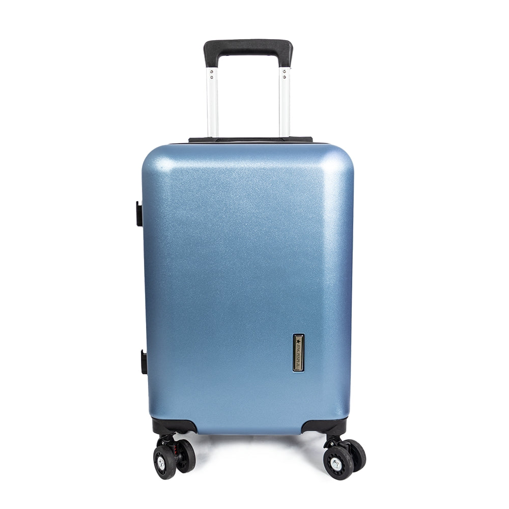 Madrid Anti-Scratch Hard Shell Carry-On Suitcase - Blue