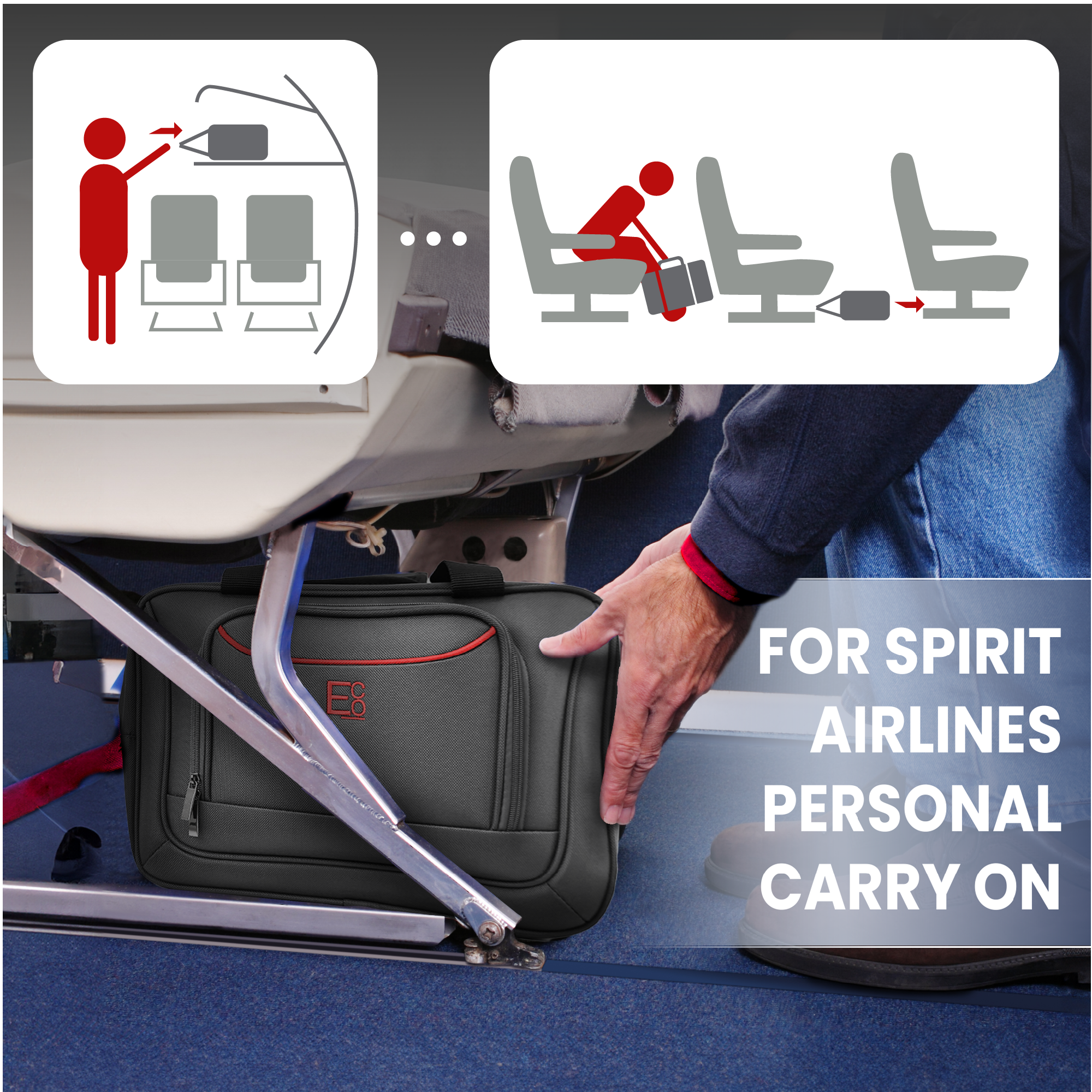 مجموعة حقائب سفر موناكو الناعمة، 4 قطع - أسود