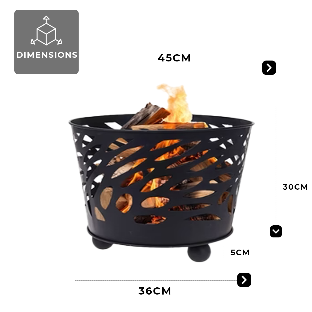 Artisinal Metal Fire Bowl