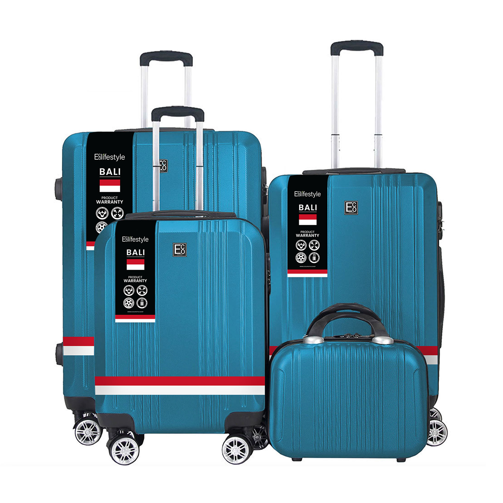 Bali Premium Luggage Value Set - 4 Pieces