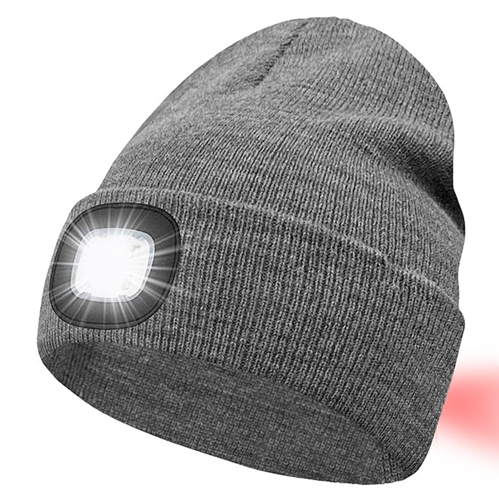 Beanie with LED Head Light