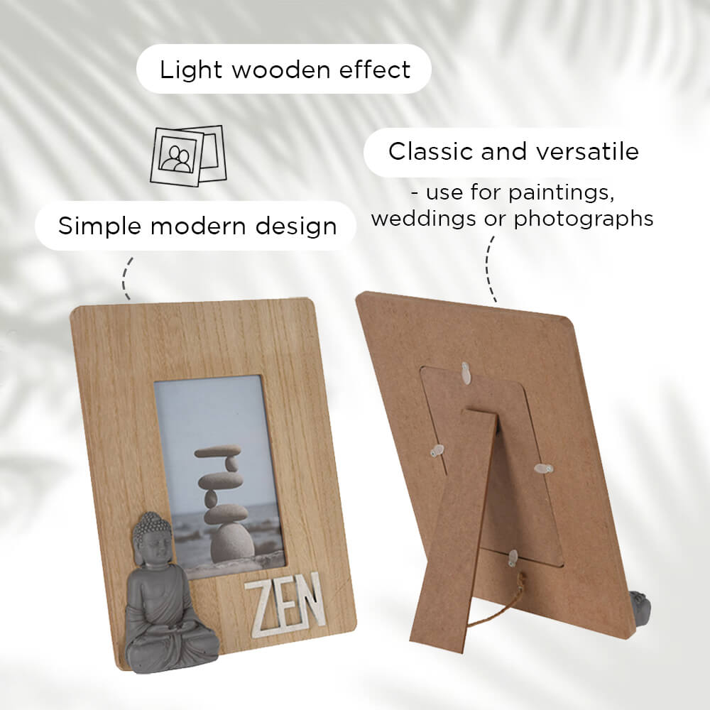 Zen Buddha Photo Frame Set