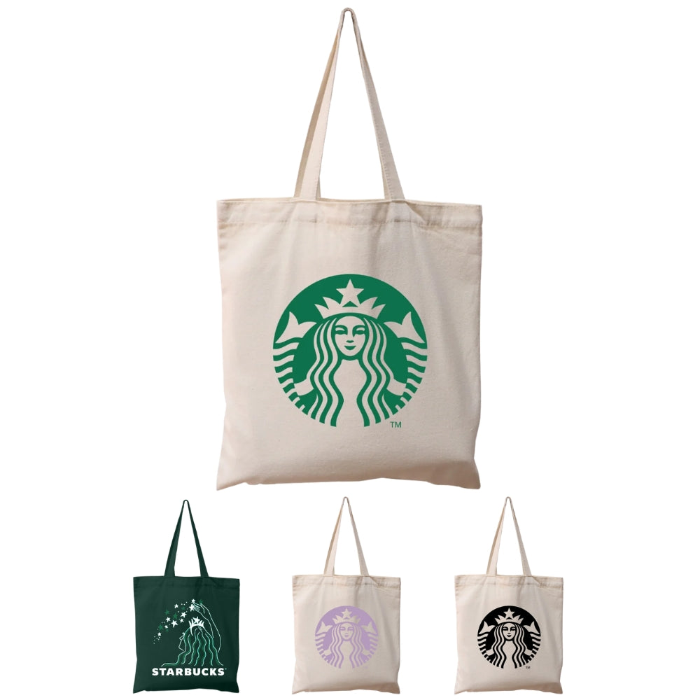 CAN02 - Starbucks Reusable Canvas Tote Bag | 270GSM, 18L