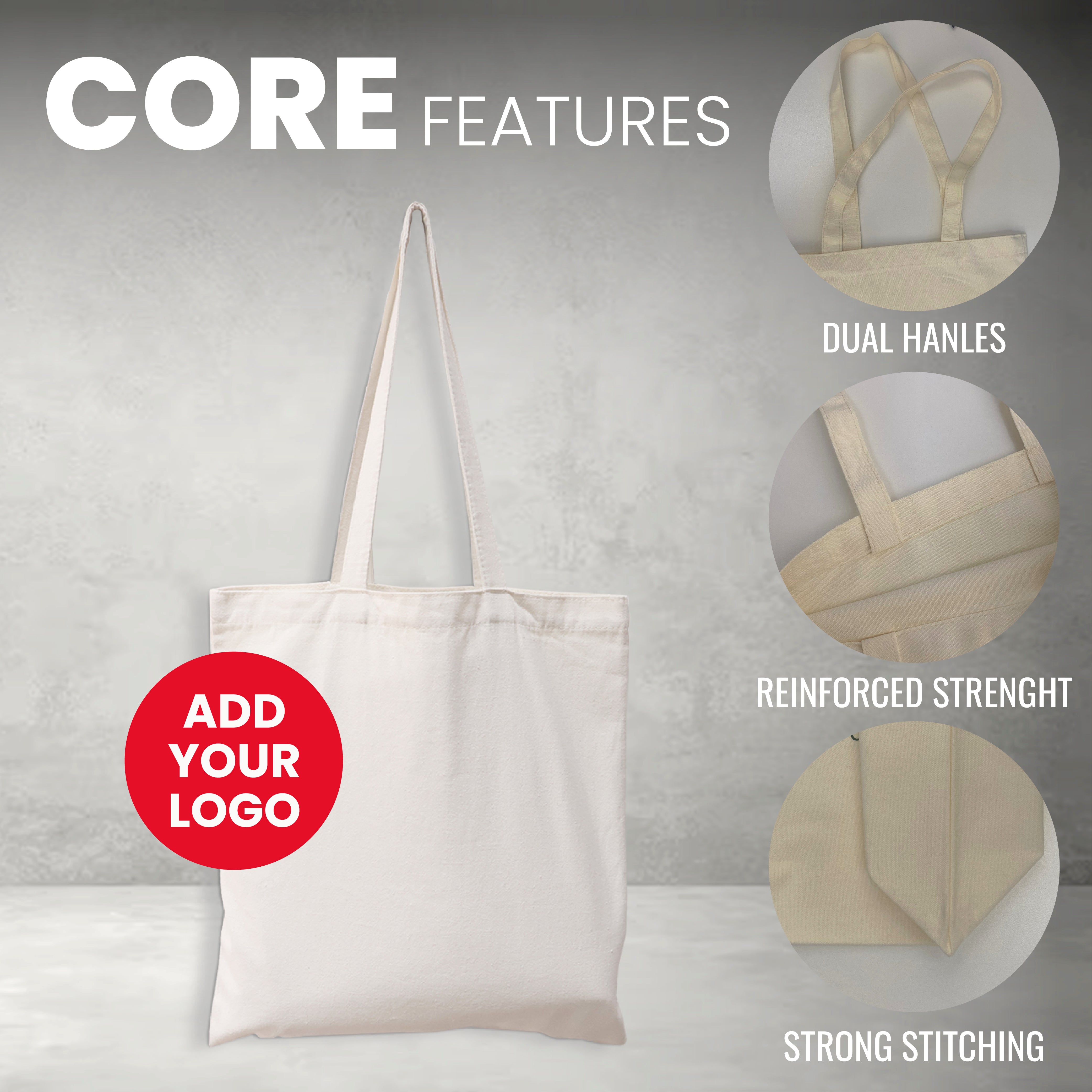 Reusable Canvas Cape Town Tote Bag | 270GSM, 18L