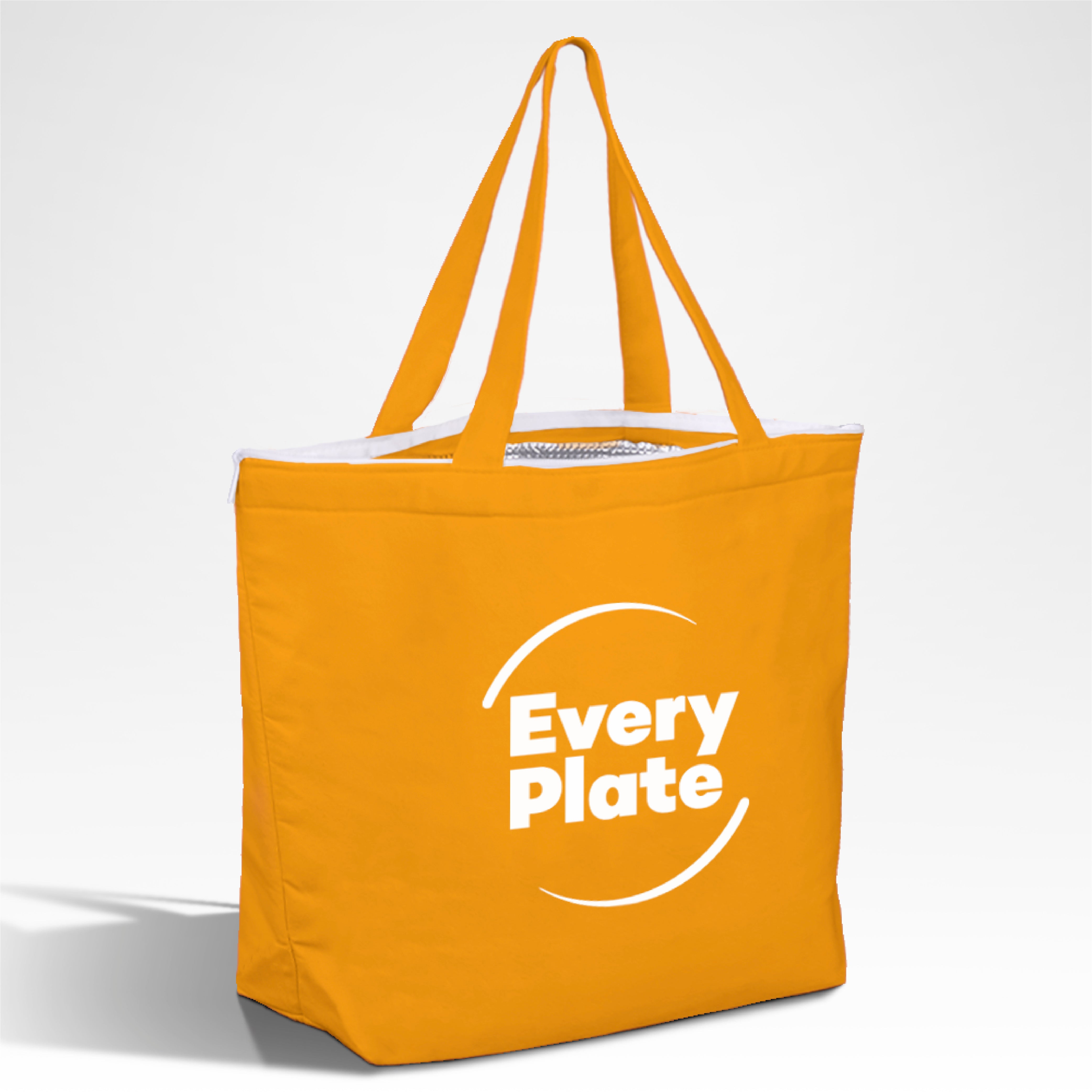 CAN03 - Plain Reusable Insulated Canvas Cooler Tote Bag | 270GSM, 27L