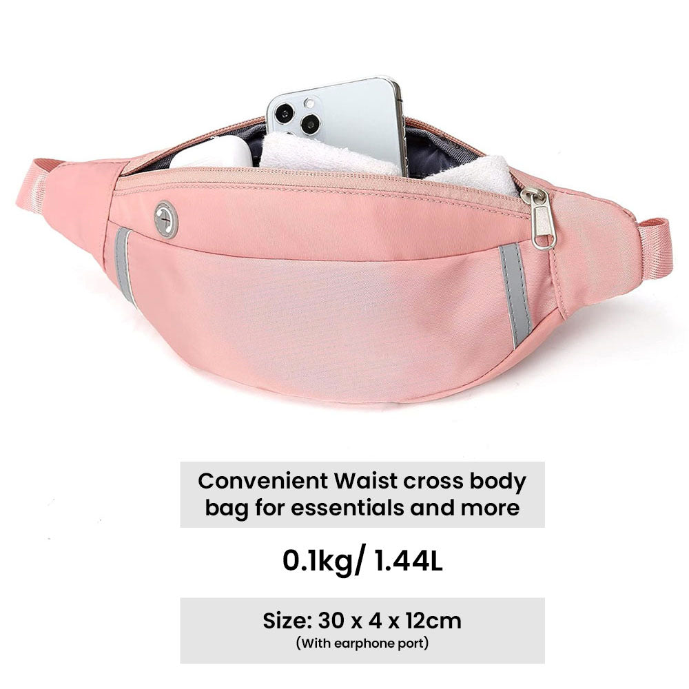 Riñonera ajustable y bolsa de luna | 1,44 l, poliéster