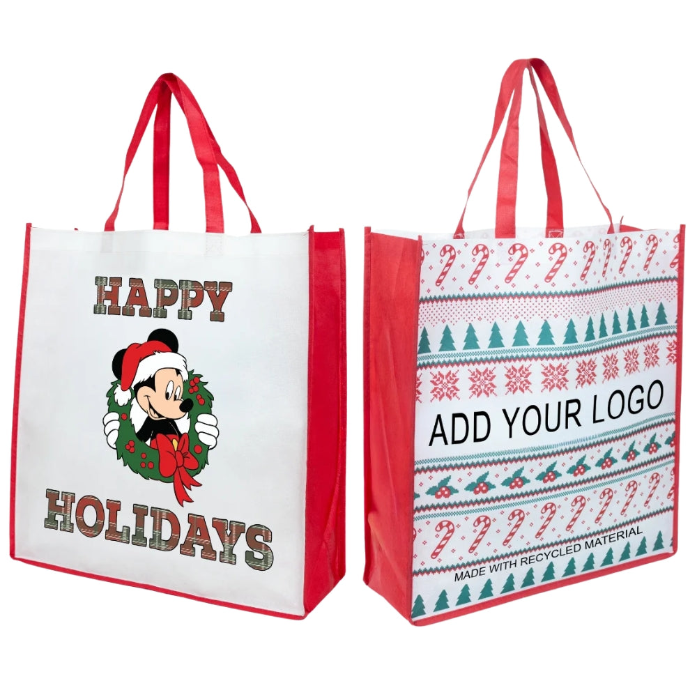 CHX-001/002 - Happy Holidays Reusable Non-Woven Shopping Bag | 33L