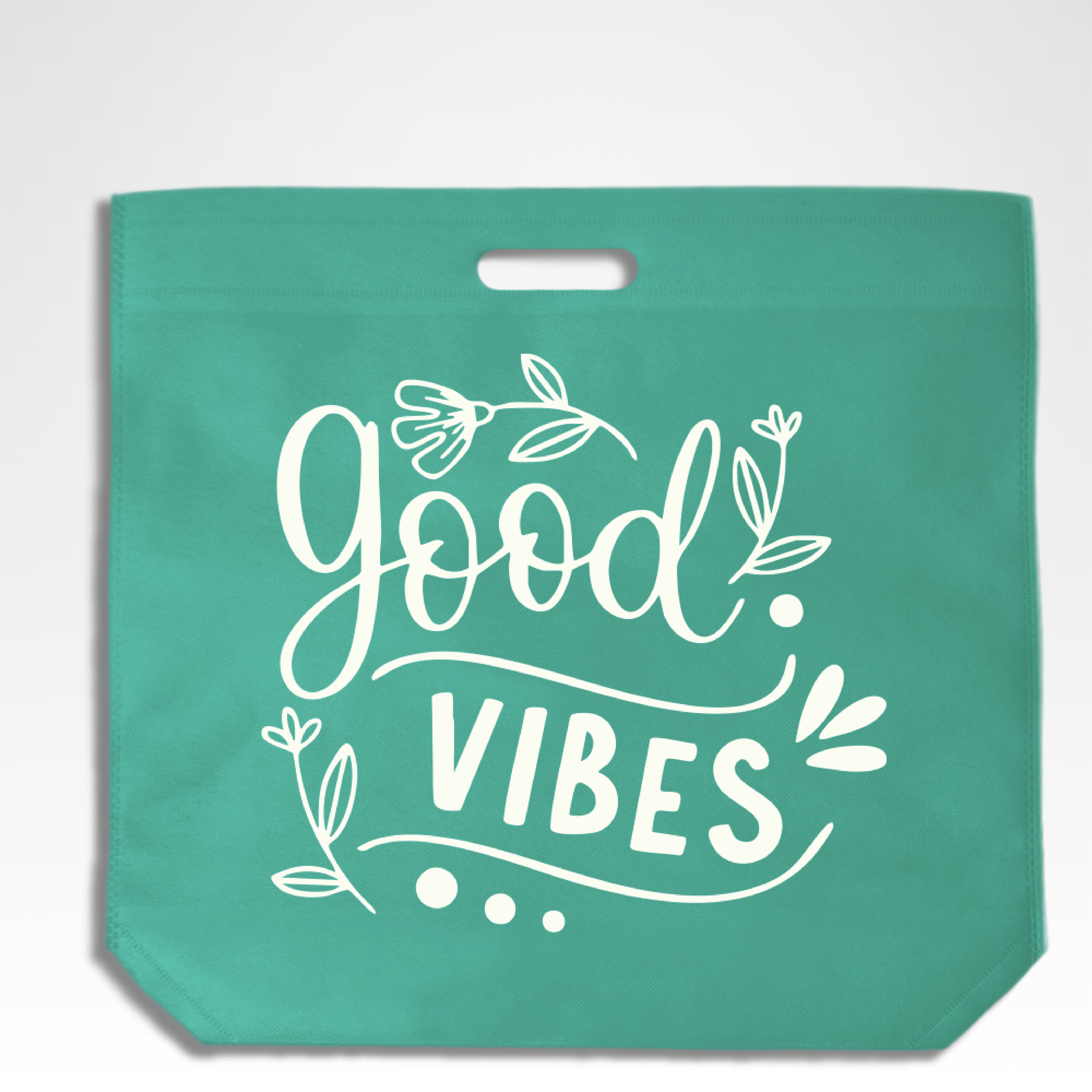 DSC01-M - Medium Reusable Non-Woven Die Cut Shopping Bag | 70GSM, 24L
