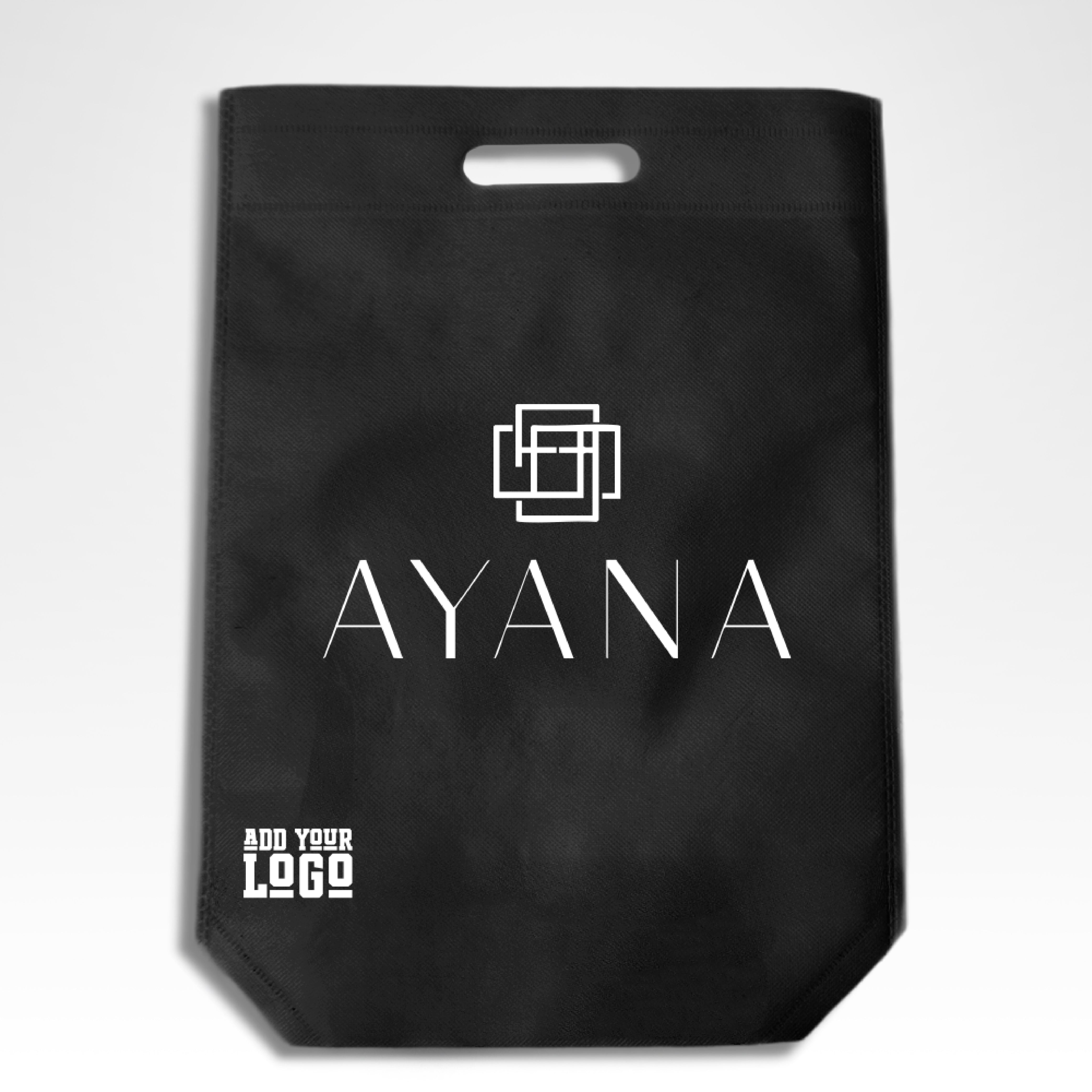 DSC01-S -Small Reusable Non-Woven Die Cut Shopping Bag | 50GSM, 14L