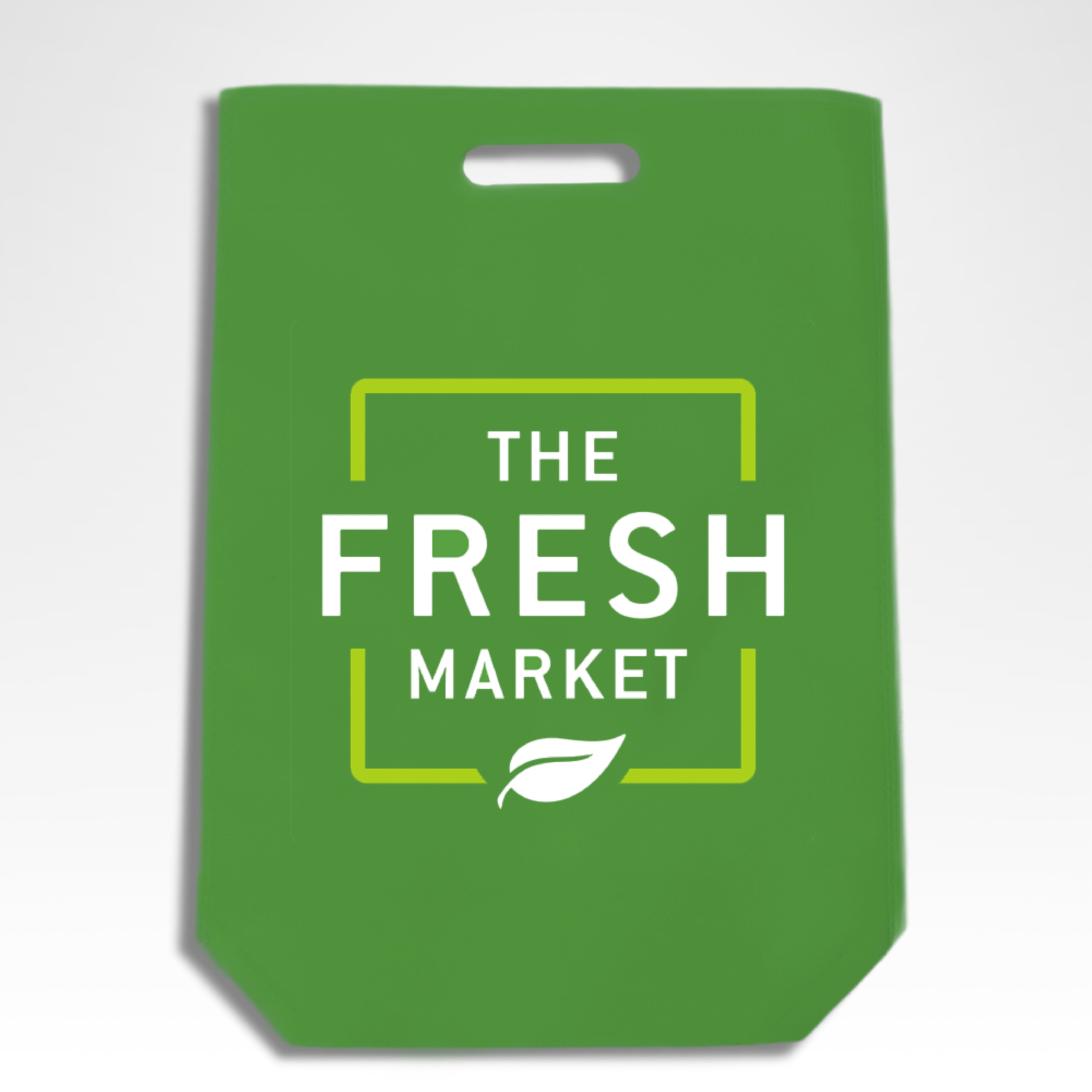 DSC01-S -Small Reusable Non-Woven Die Cut Shopping Bag | 50GSM, 14L