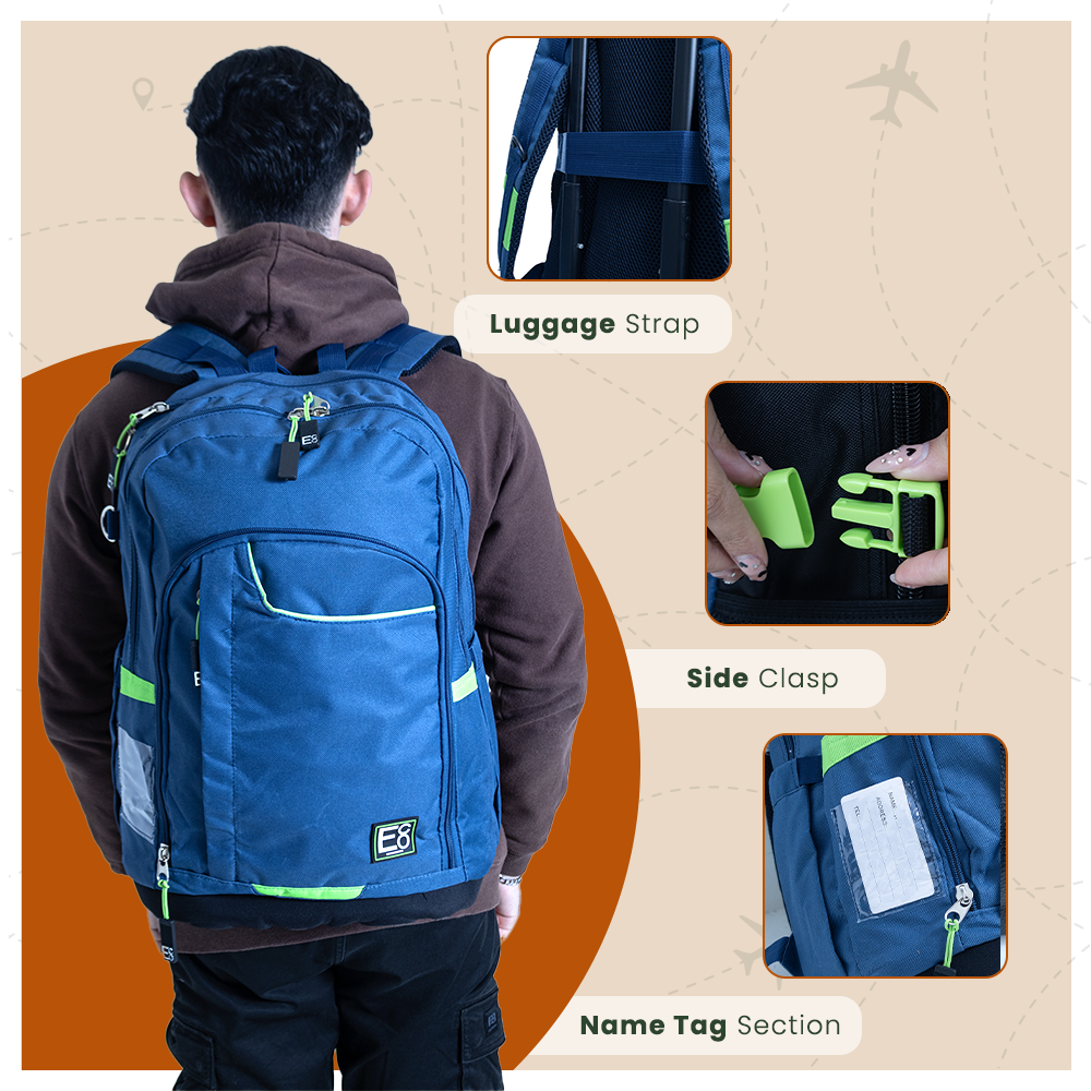 Mochila para estudiantes All Essential - Azul marino