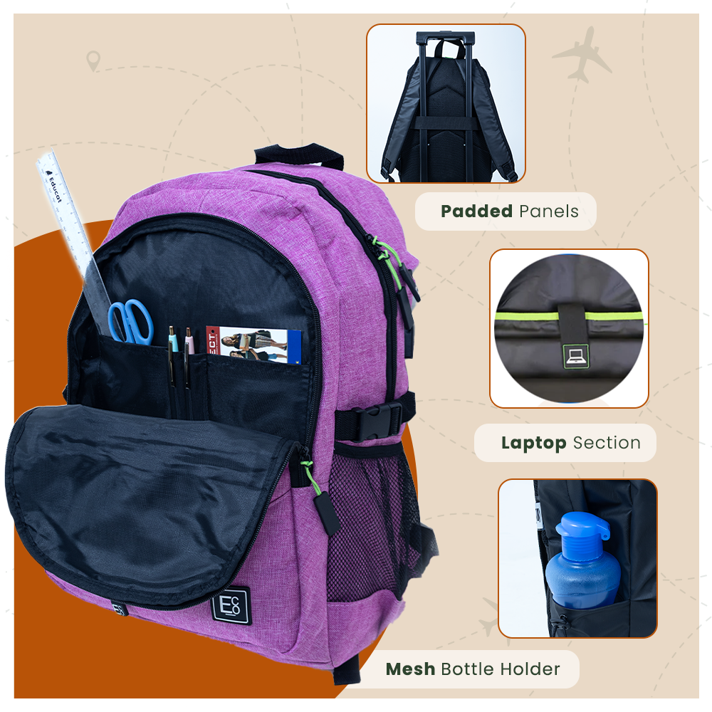 Backpack with USB Laptop or Phone Charging Port