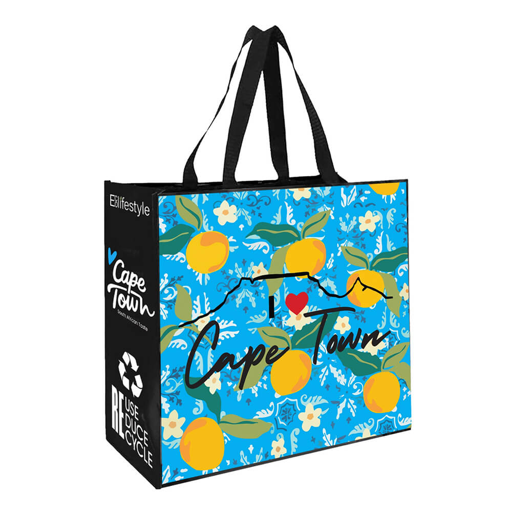 I love Cape Town Reusable Laminated Shopping Bag | 100GSM, 28L