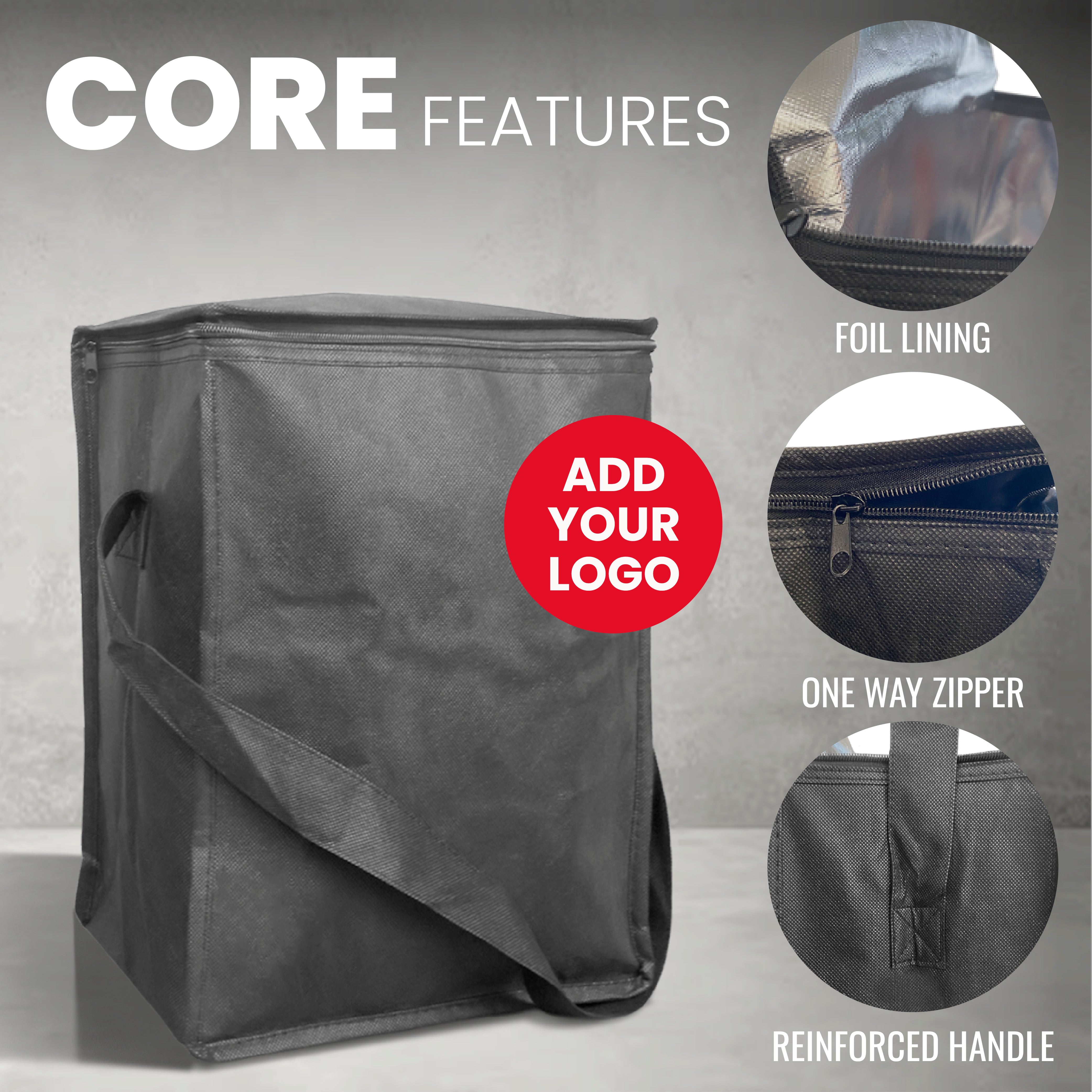 KS6039 - Reusable Non-Woven Insulated Cooler Bag | 70GSM, 20L