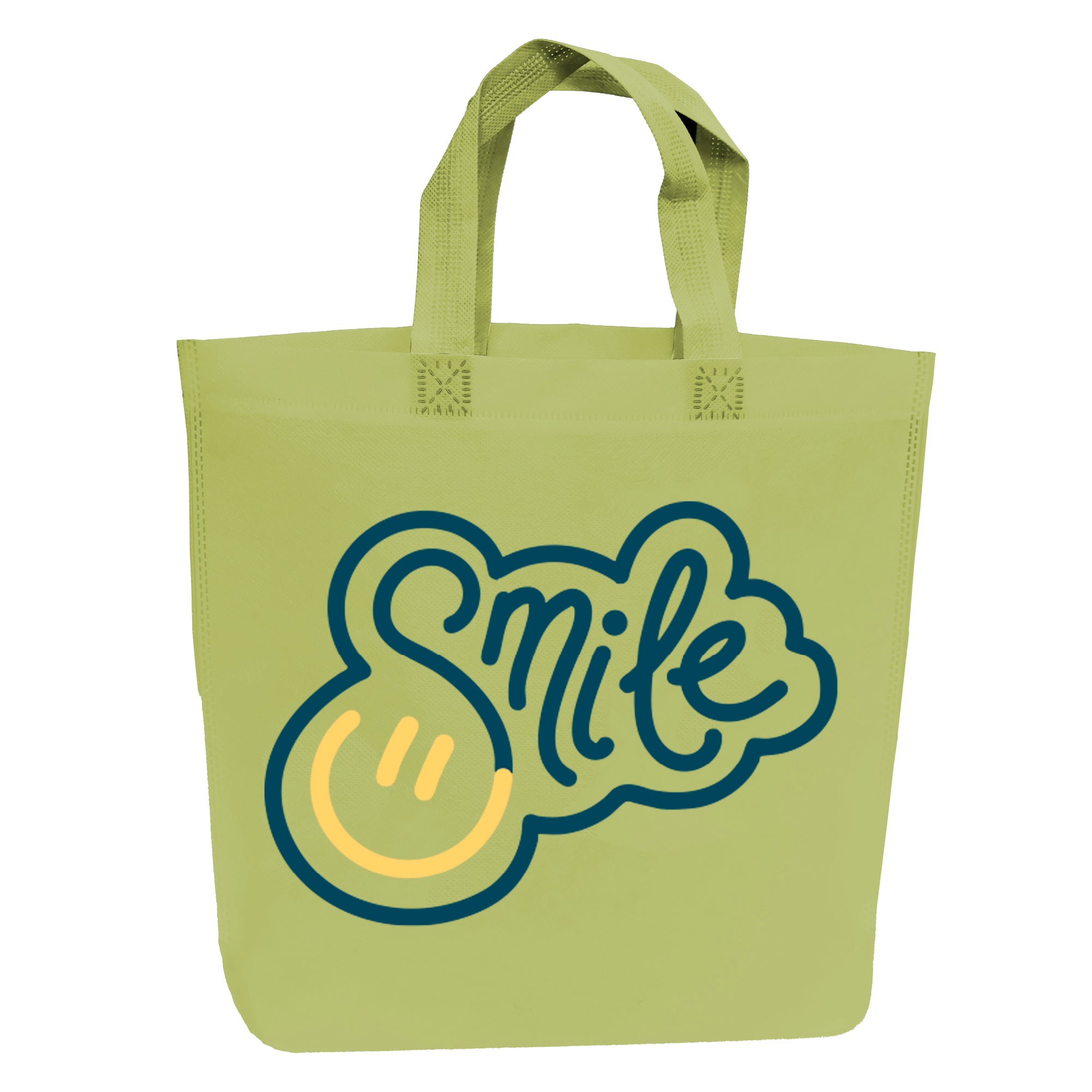 KNB - Kids Blue & Green Reusable Non-Woven Shopping Bag | 120GSM, 15L