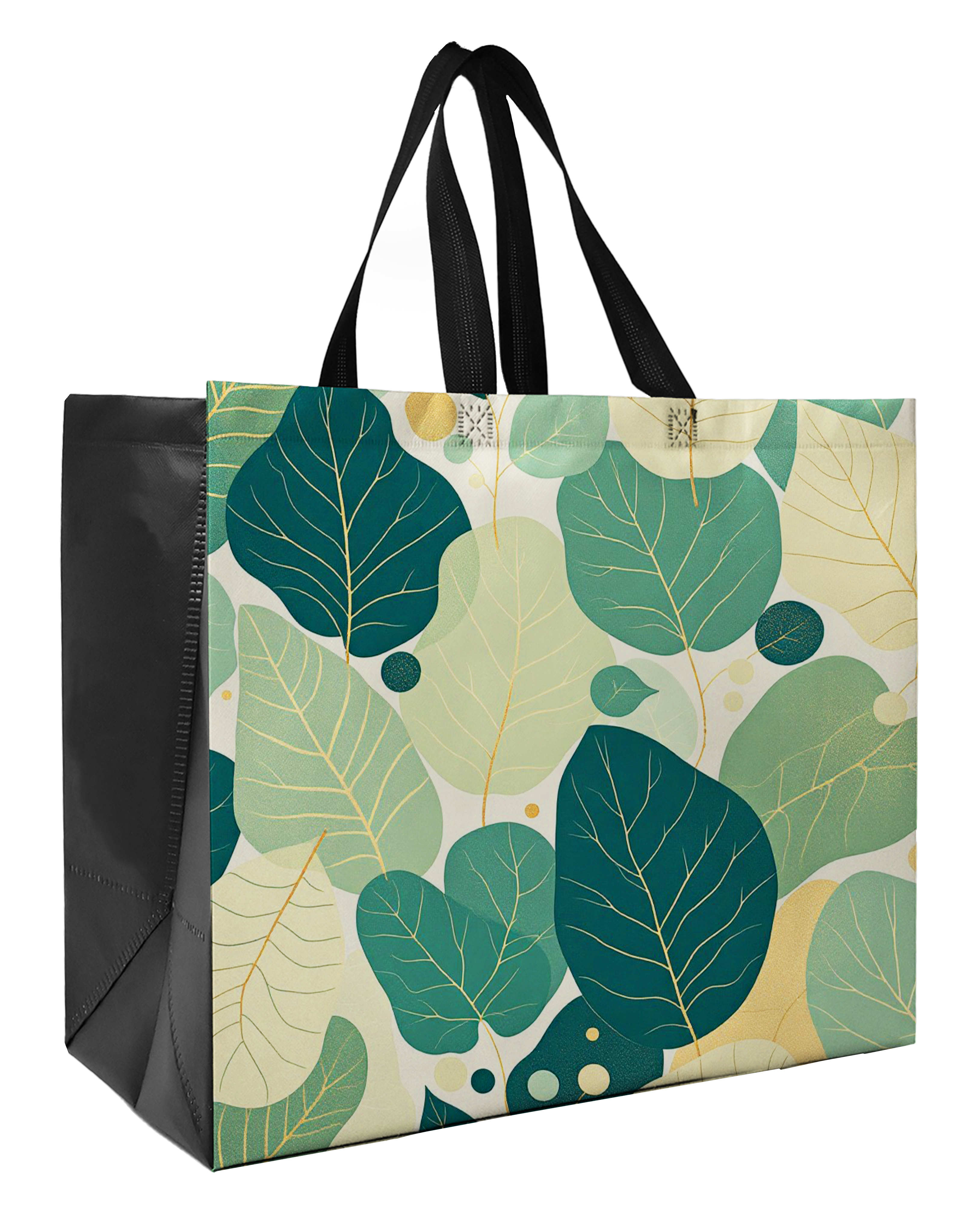 LAM03 - Assorted Design Reusable Laminated Shopping Bag | 110GSM, 36L