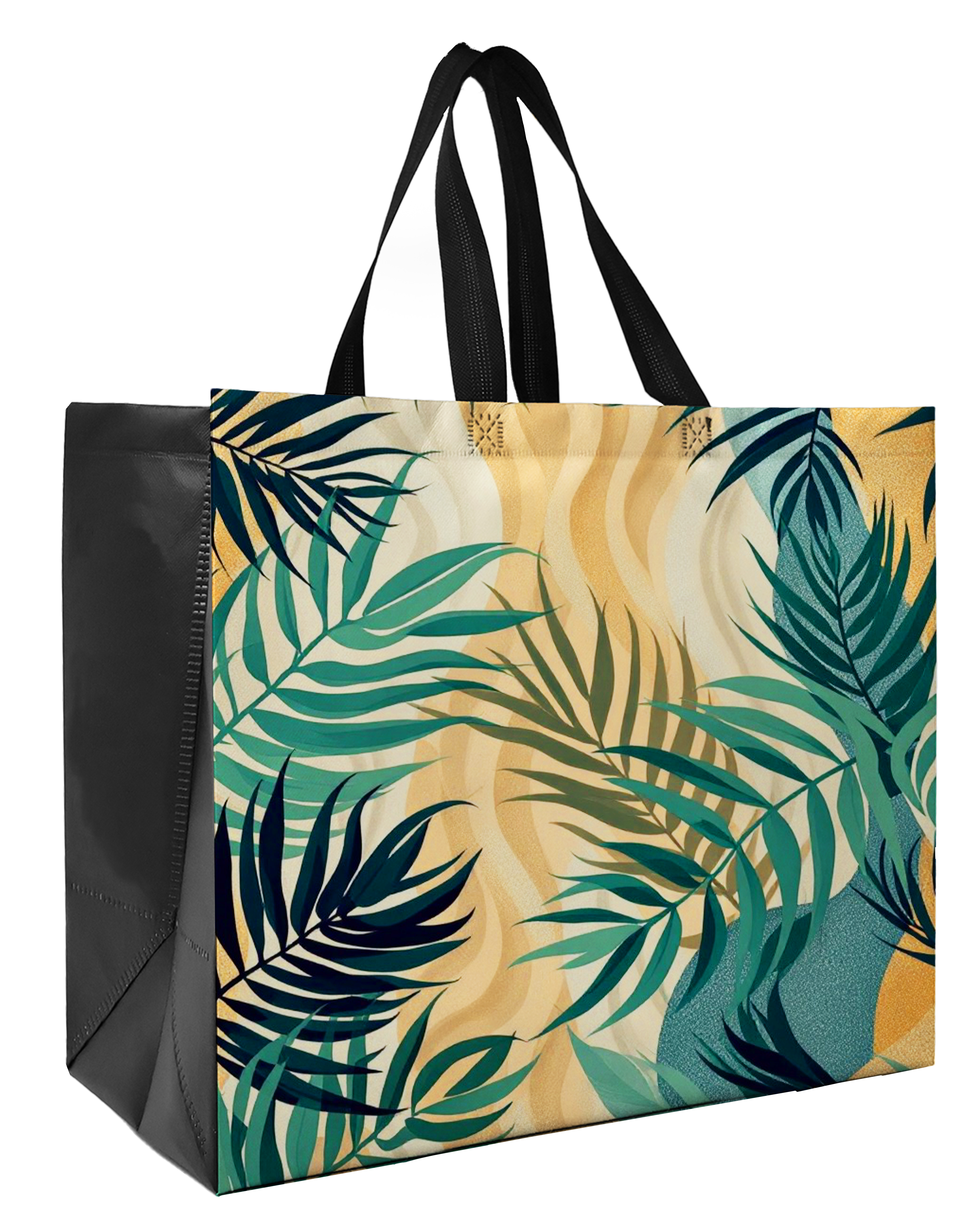 LAM03 - Assorted Design Reusable Laminated Shopping Bag | 110GSM, 36L