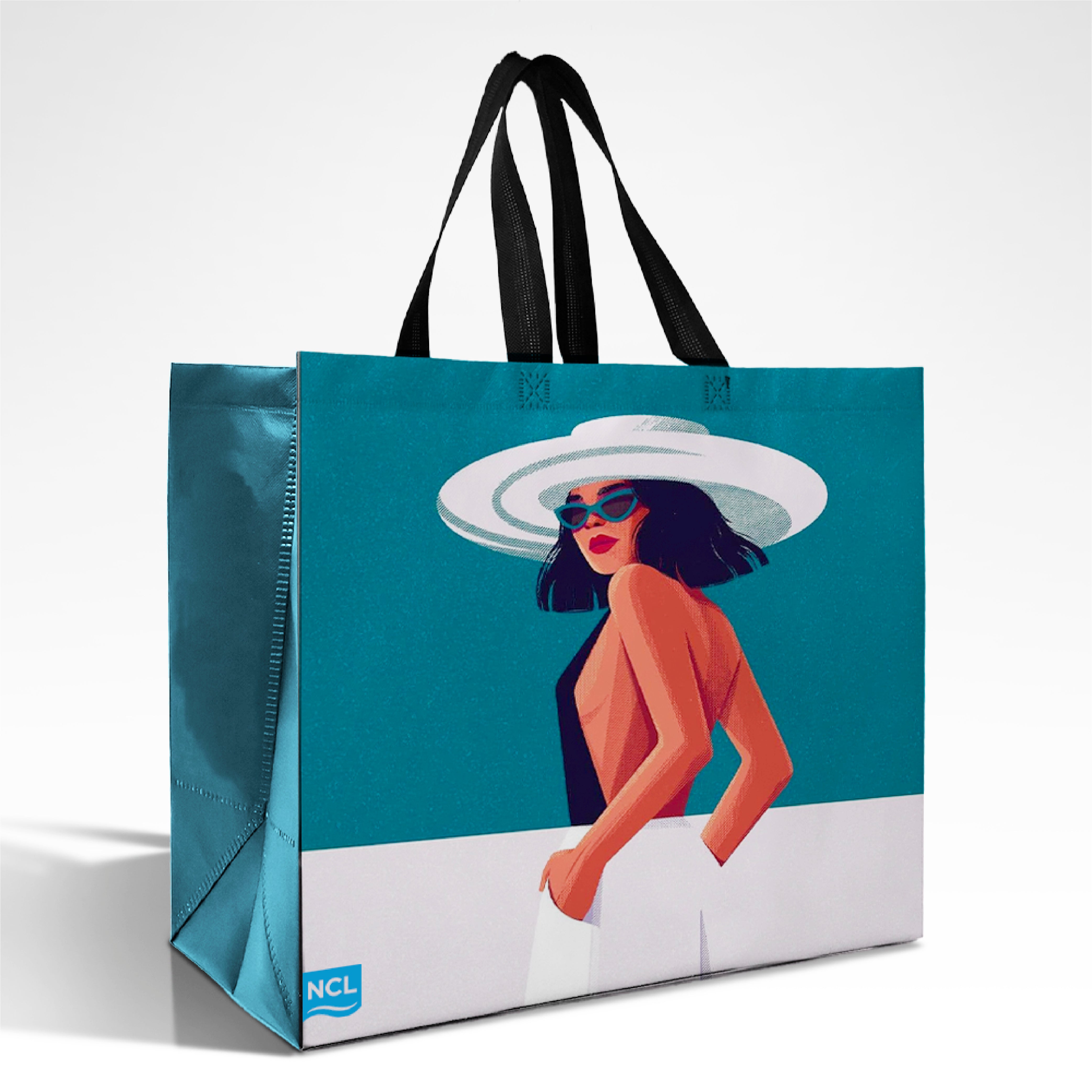 LAM01 - Multi Design Reusable Laminated Shopping Bag | 110GSM, 36L