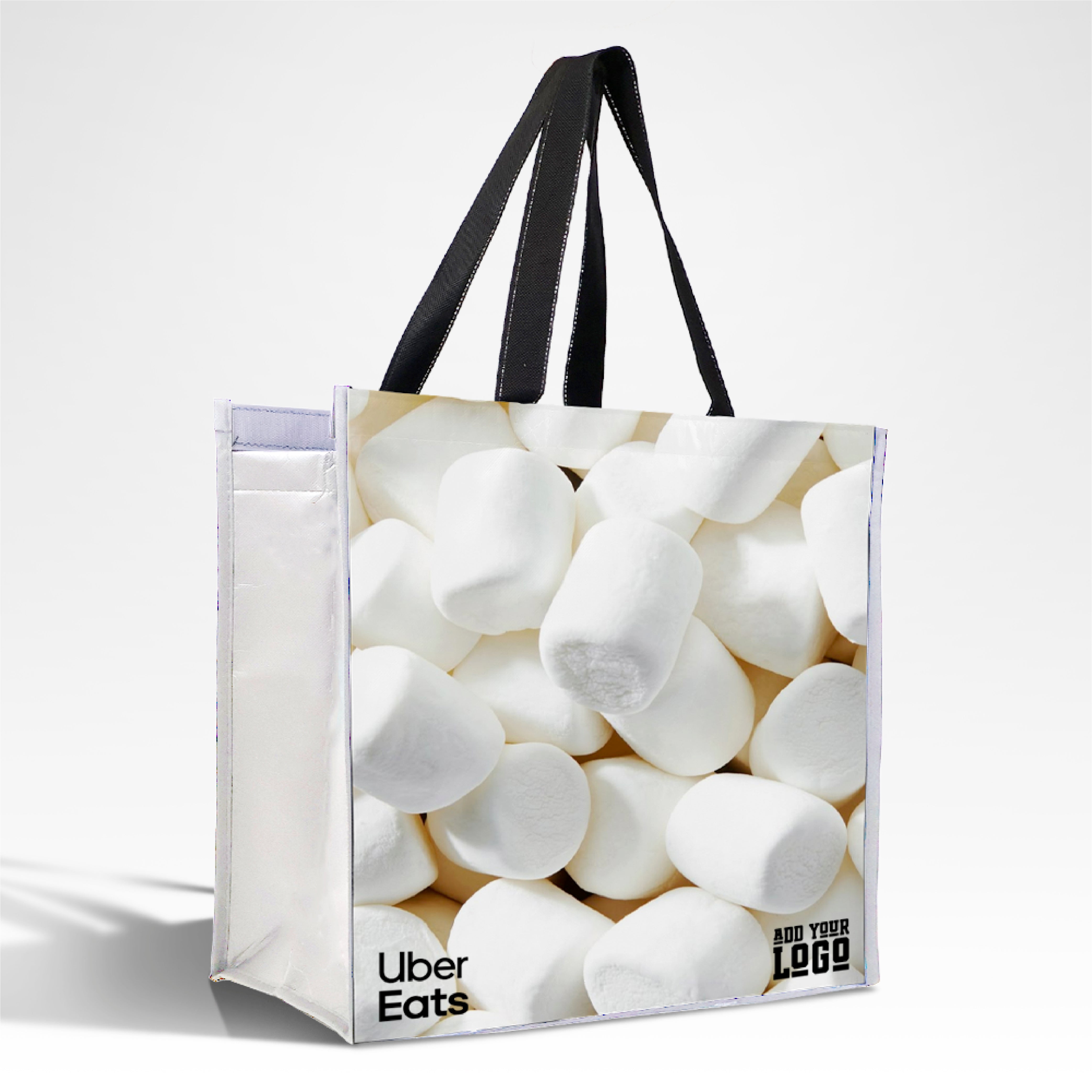 LAMCO - Assorted Design Reusable Laminated Cooler Shopping Bag | 70GSM, 28L