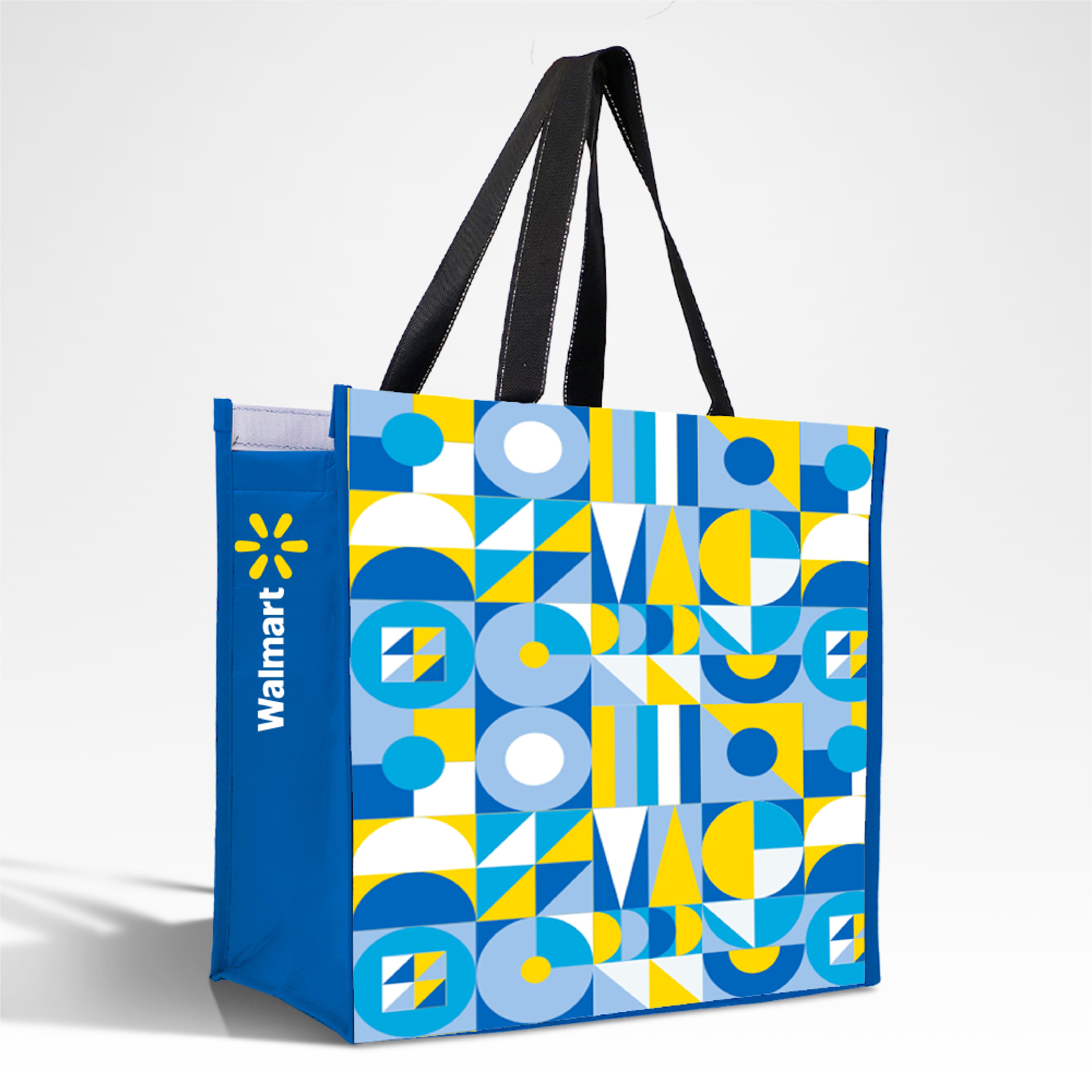 LAMCO - Assorted Design Reusable Laminated Cooler Shopping Bag | 70GSM, 28L