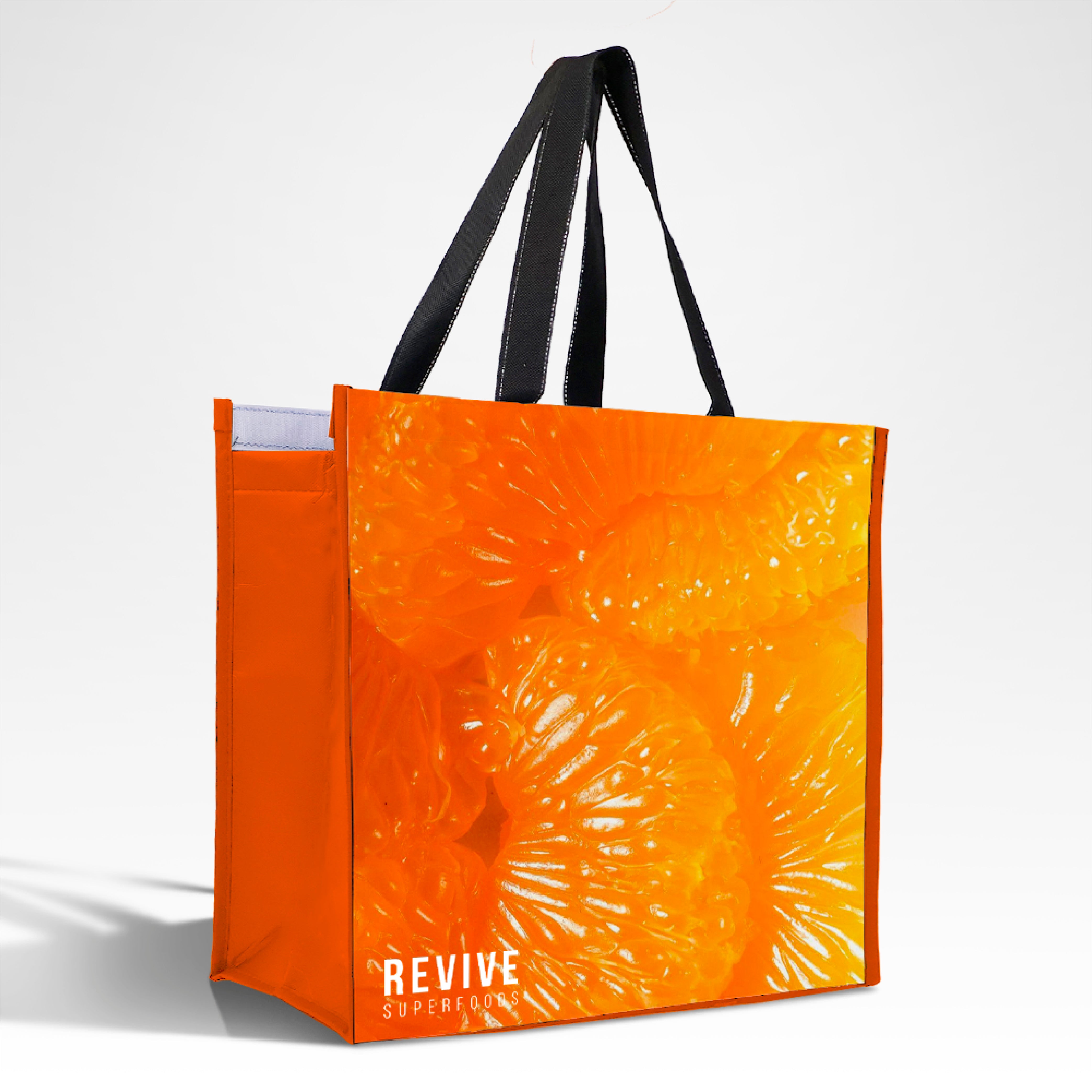 LAMCO - Assorted Design Reusable Laminated Cooler Shopping Bag | 70GSM, 28L