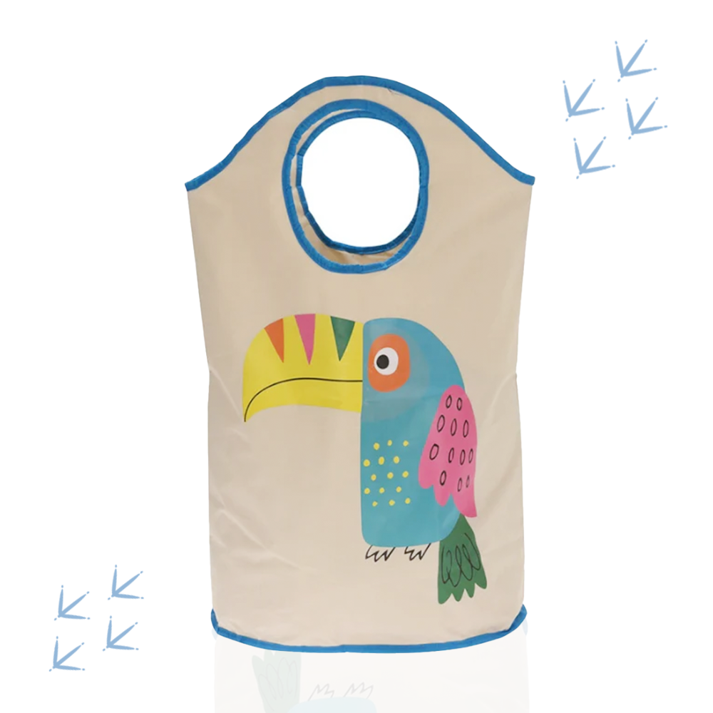 Bolsa de almacenamiento para ropa sucia con asas - 76 L