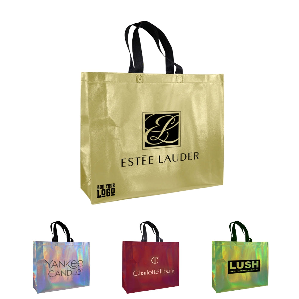 METB32 - S Assorted Reusable Laminated Metallic Gift Bag | 80GSM, 8.3L