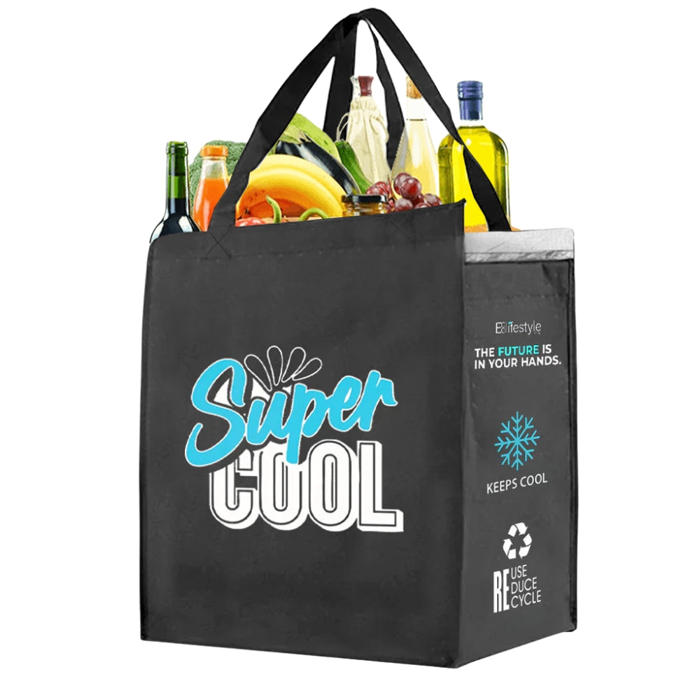 NWCO-1SC - Super Cool Reusable Non-Woven Cooler Shopping Bag | 70GSM, 29L
