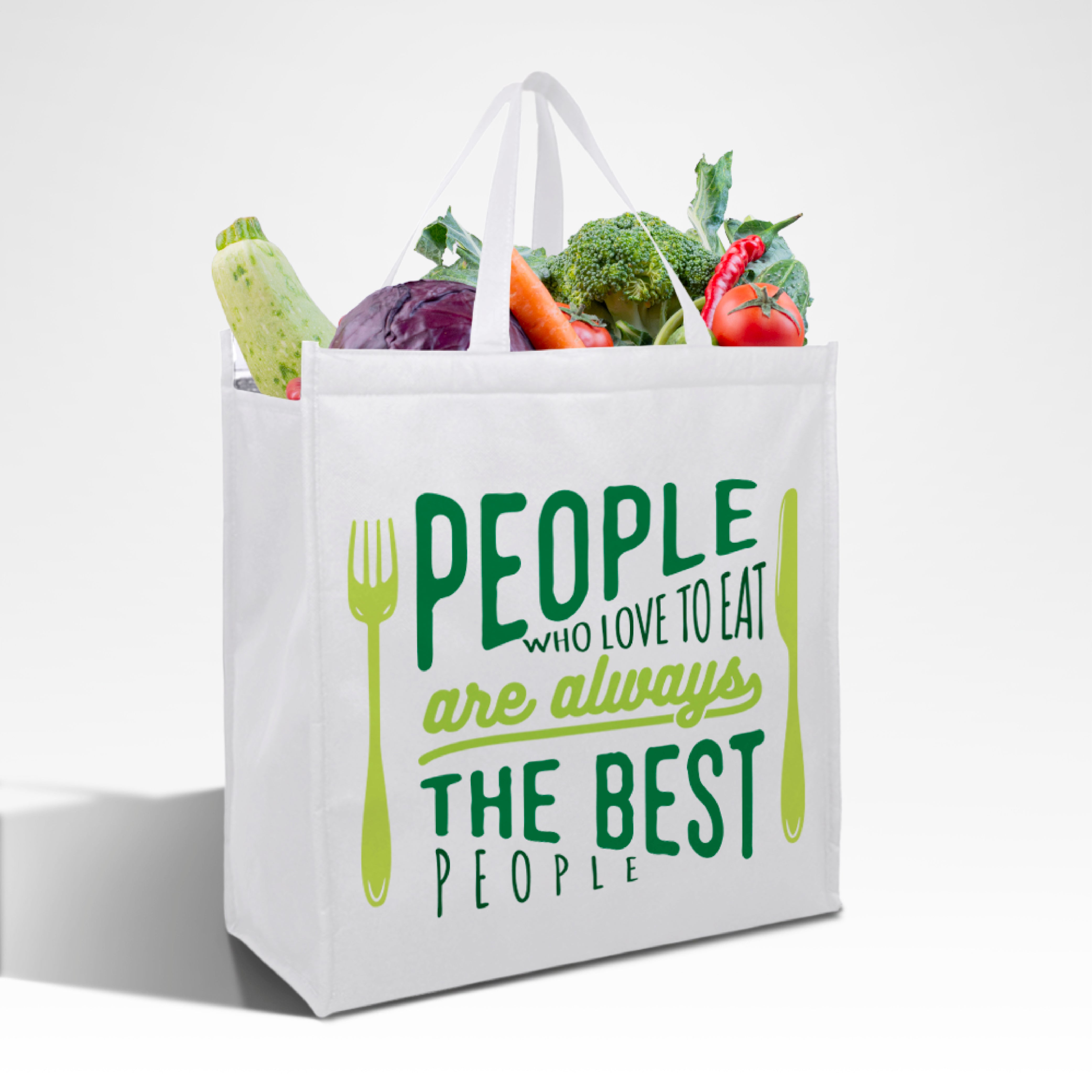 NWCO-1 - Plain Reusable Non-Woven Cooler Shopping Bag | 70GSM, 29L