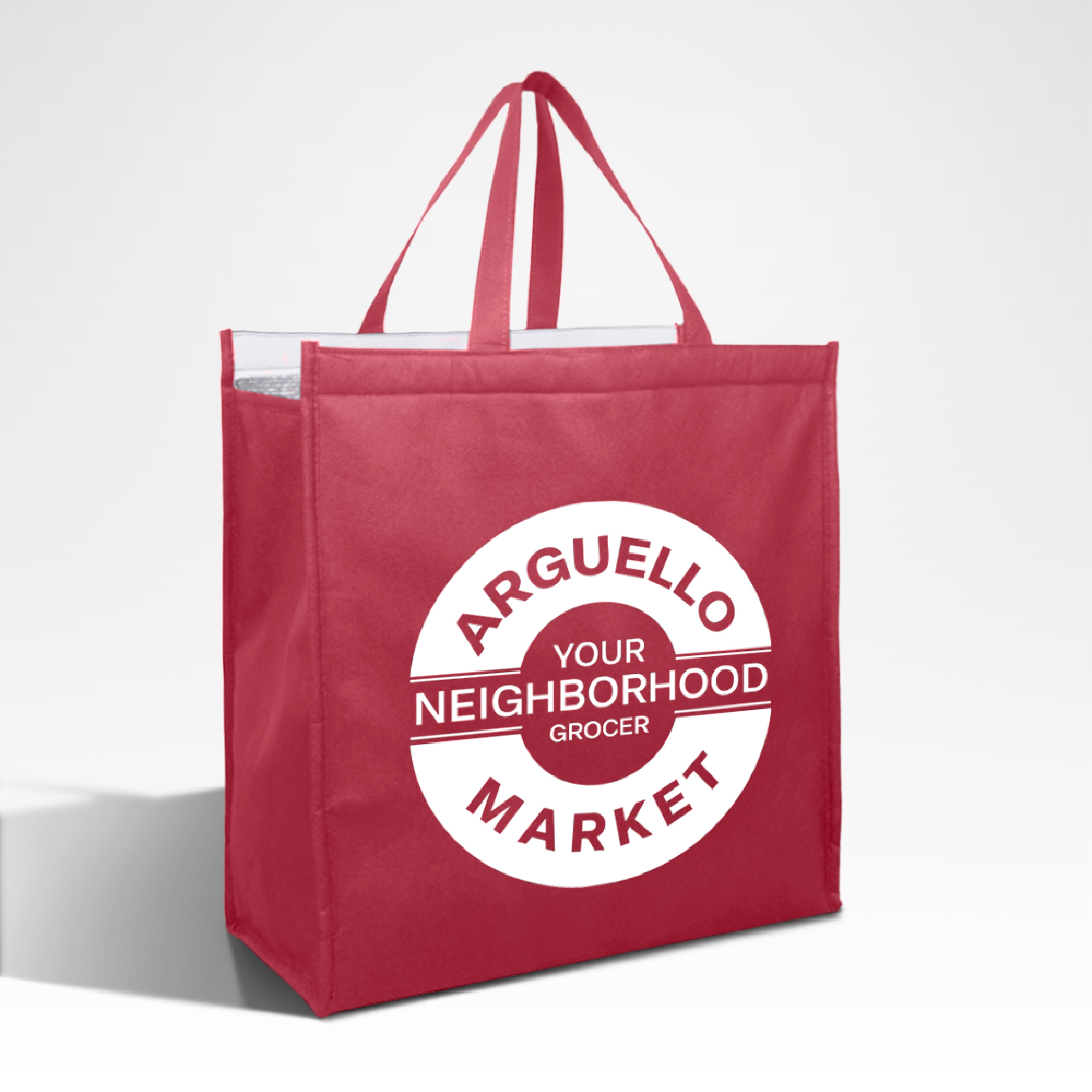 NWCO-1 - Plain Reusable Non-Woven Cooler Shopping Bag | 70GSM, 29L