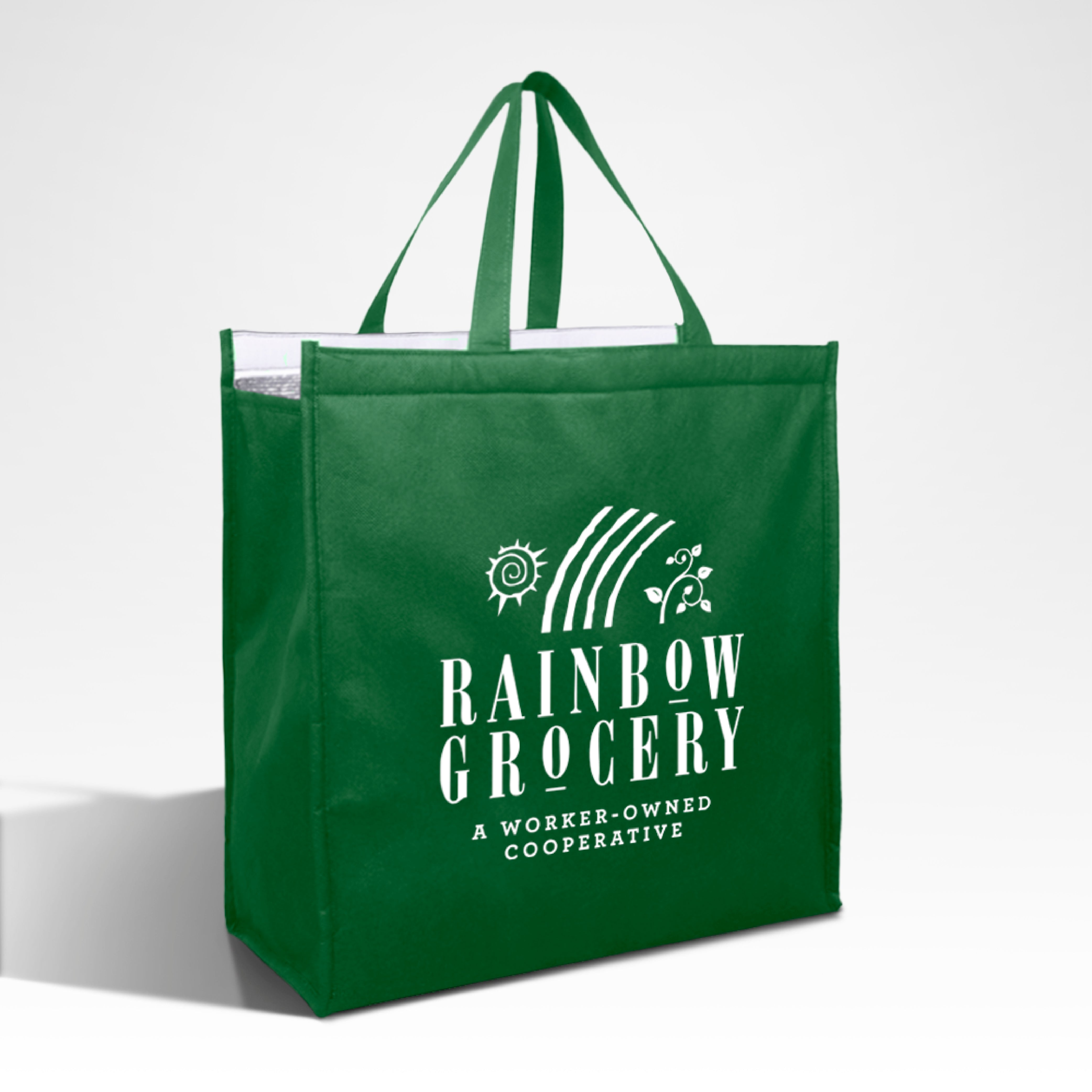 NWCO-1 - Plain Reusable Non-Woven Cooler Shopping Bag | 70GSM, 29L