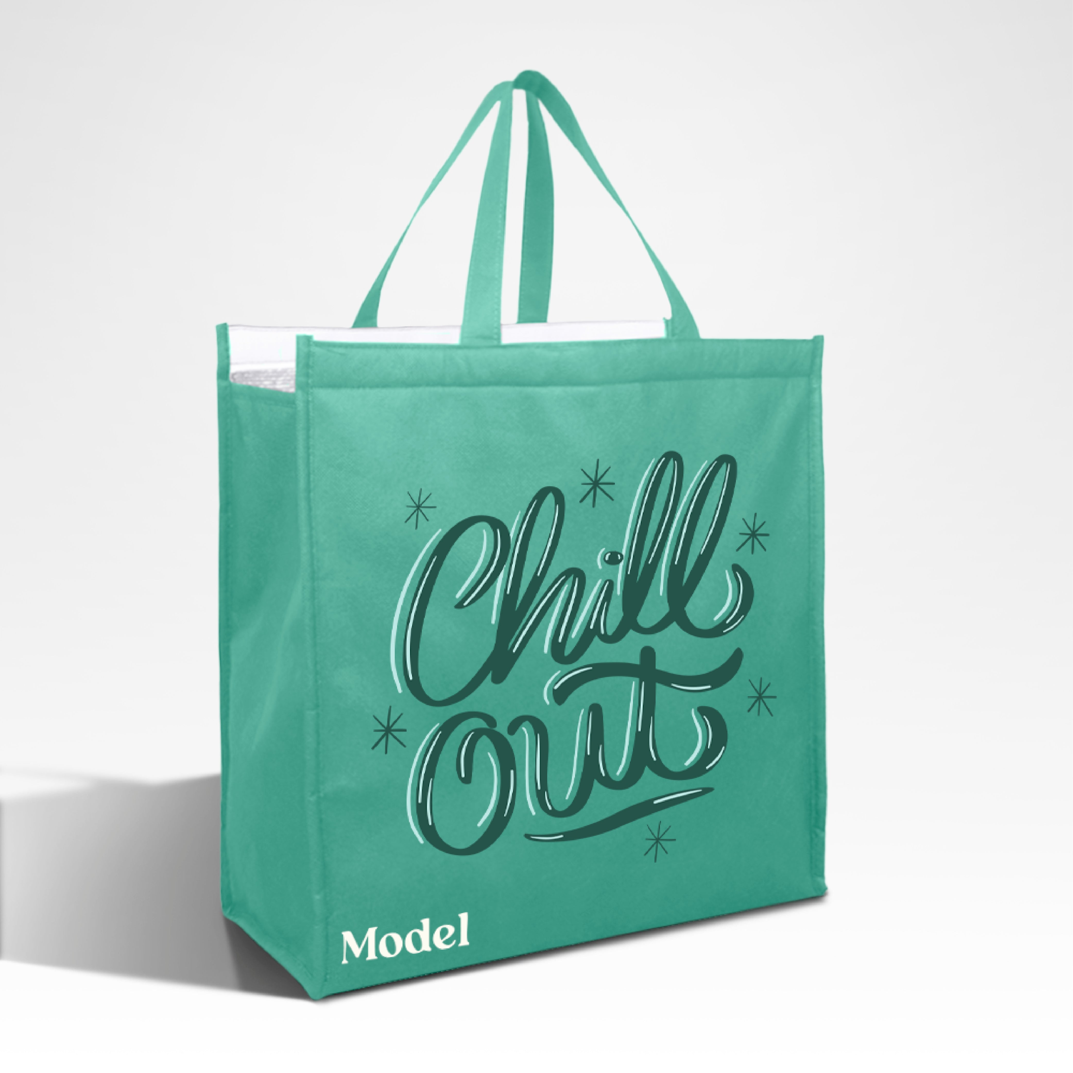 NWCO-1 - Plain Reusable Non-Woven Cooler Shopping Bag | 70GSM, 29L