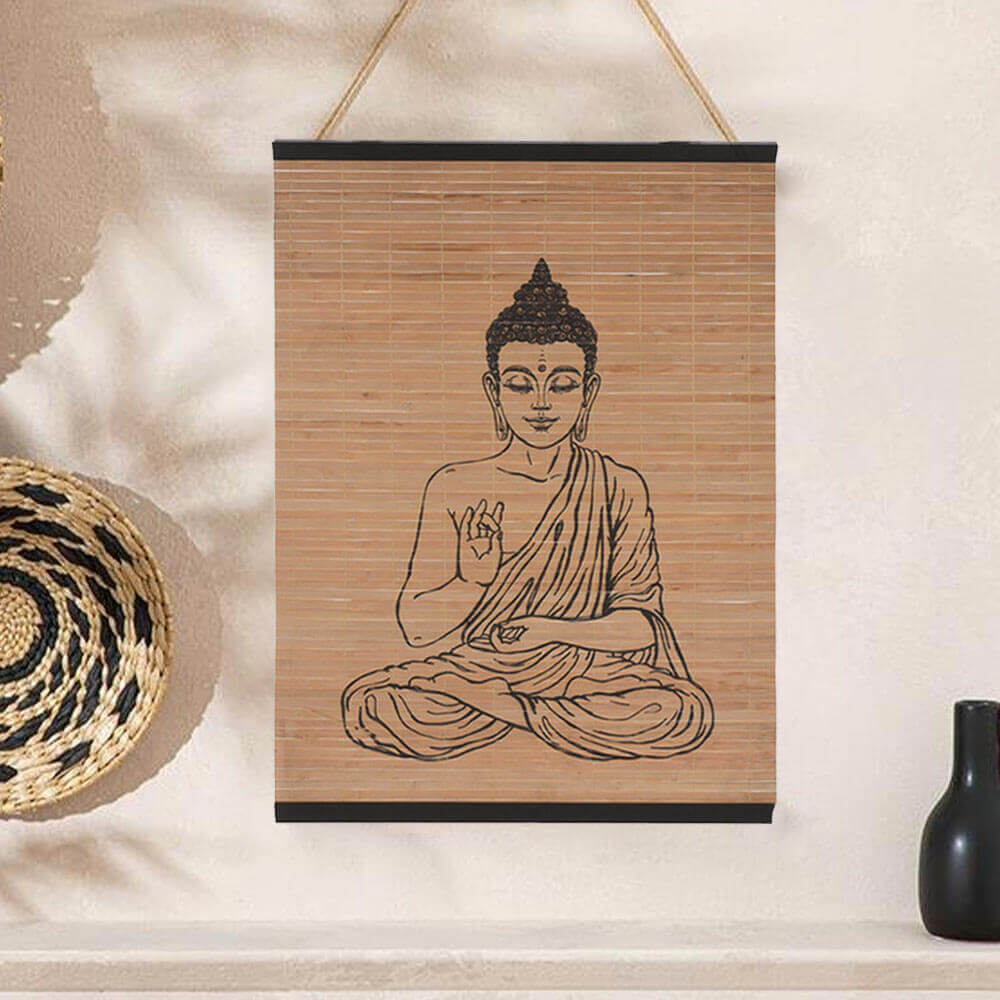 Natural Bamboo Hanging Wall Decoration