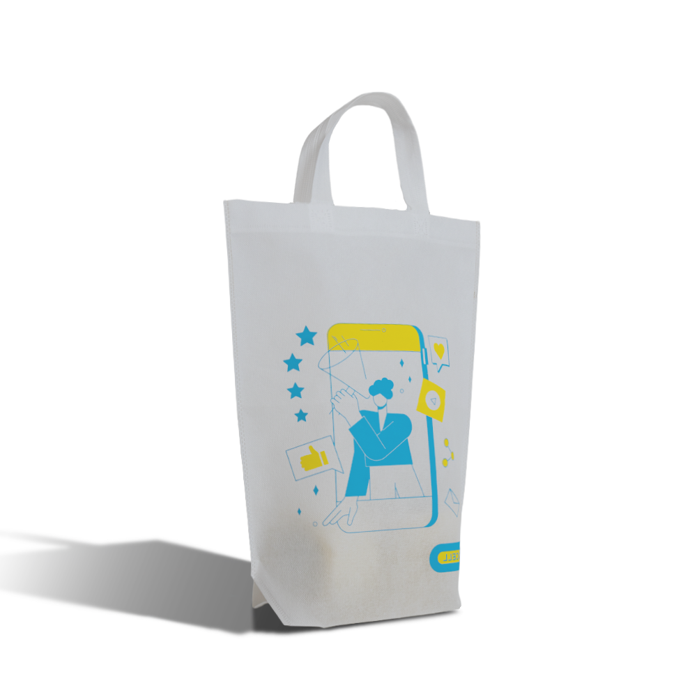 SHOP29-P - Bolsa de compras reutilizable de tela no tejida | 14 l