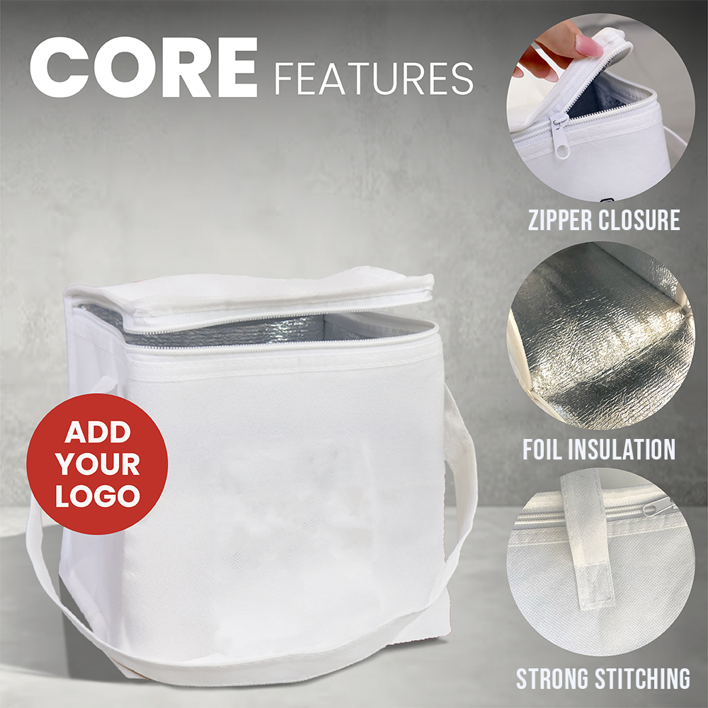 PX24 - Small Reusable Non-Woven Insulated Cooler Bag | 80GSM, 13L