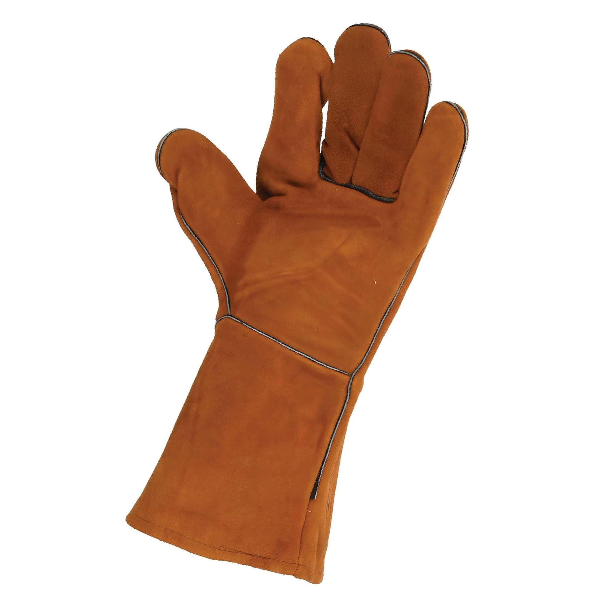 Premium Leather Braai Gloves, Heat Resistant Braai Cooking Glove (1 Pack)