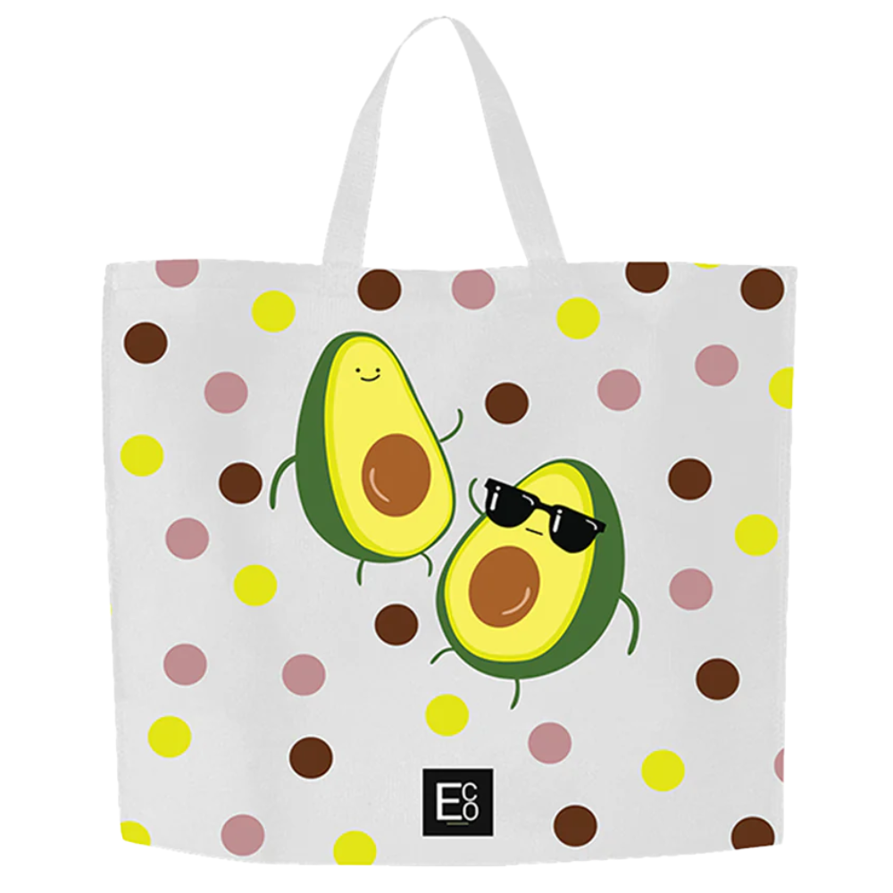 SHOP35-BD1 - حقيبة تسوق غير منسوجة متعددة التصاميم وقابلة لإعادة الاستخدام | 70 جرامًا للمتر المربع، 27 لترًا