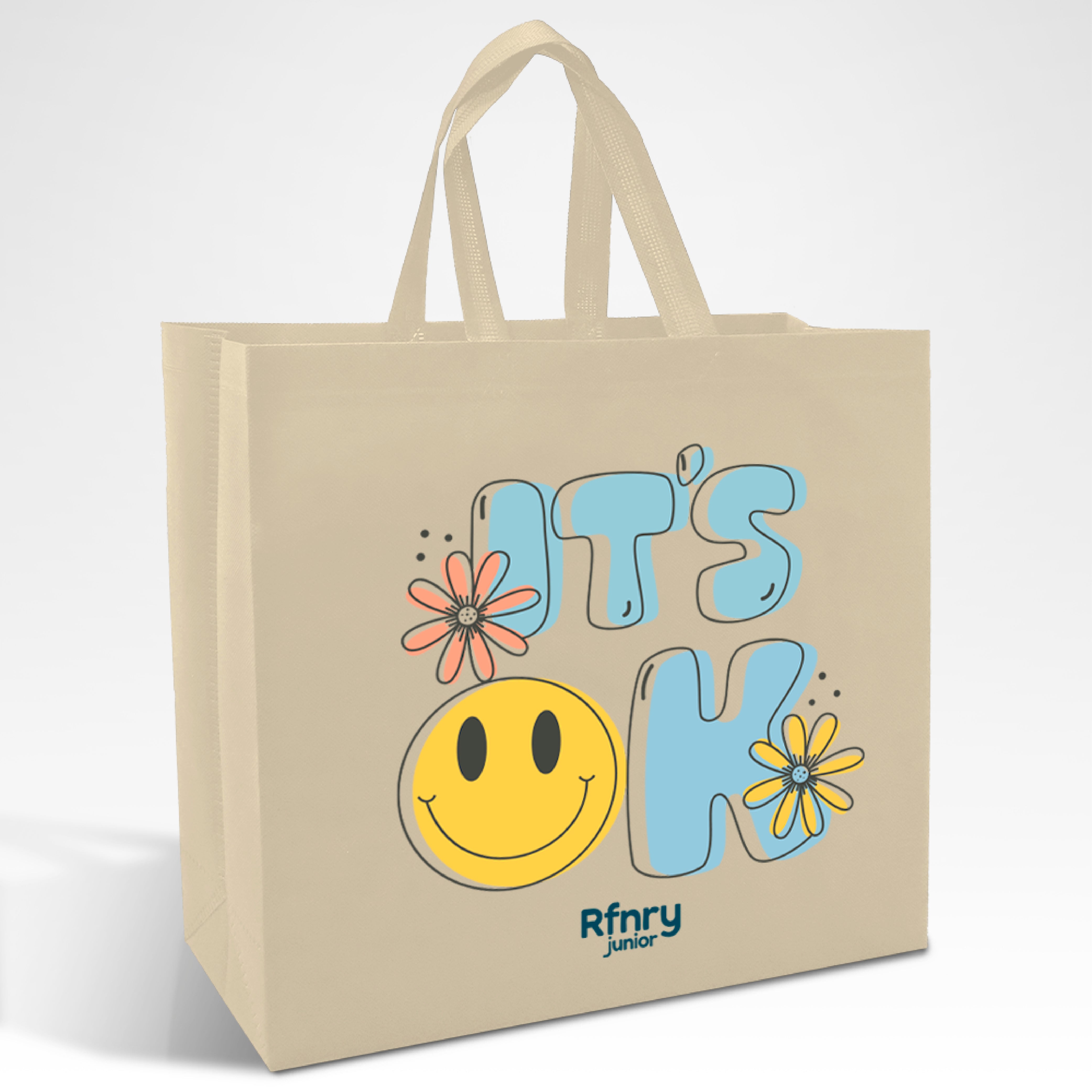 SHOP39 - Medium Reusable Non-Woven Shopping Bag | 70GSM, 18L