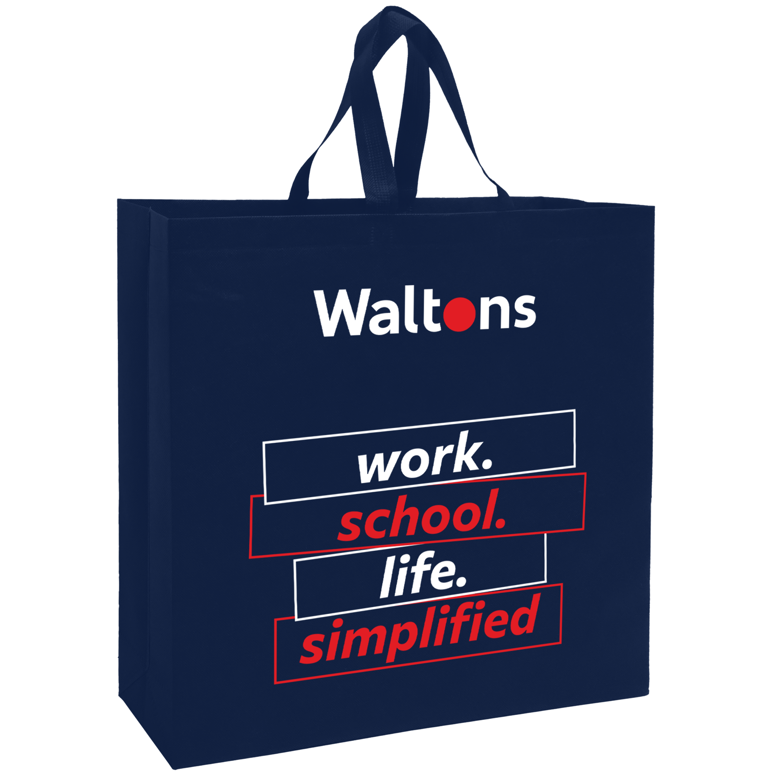 SHOP39 - Medium Reusable Non-Woven Shopping Bag | 70GSM, 18L
