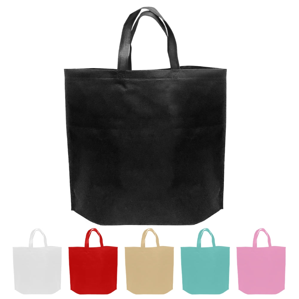 SHOP40 - Bolsa de la compra grande reutilizable de tela no tejida | 70 g/m², 29 l