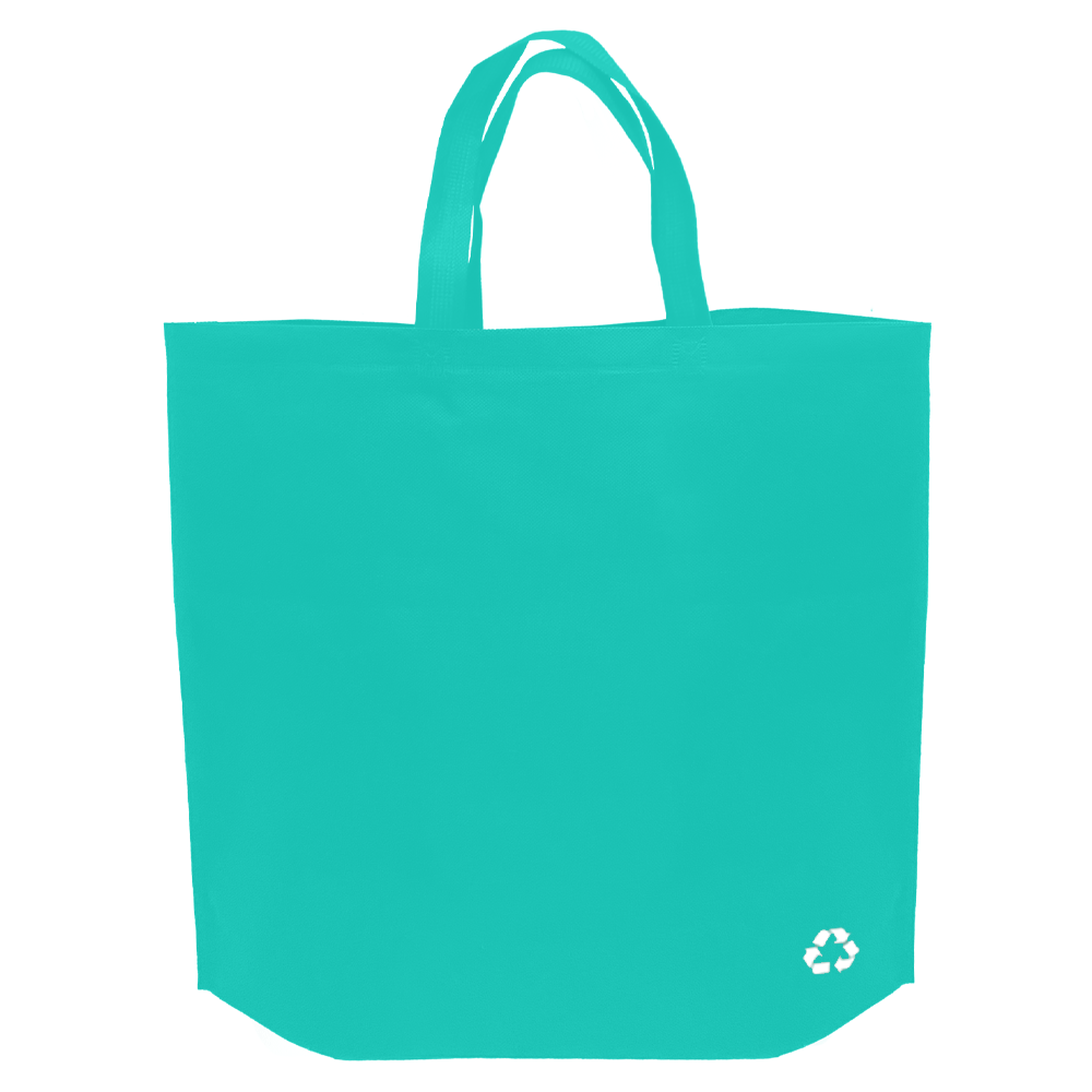 SHOP40 - Bolsa de la compra grande reutilizable de tela no tejida | 70 g/m², 29 l