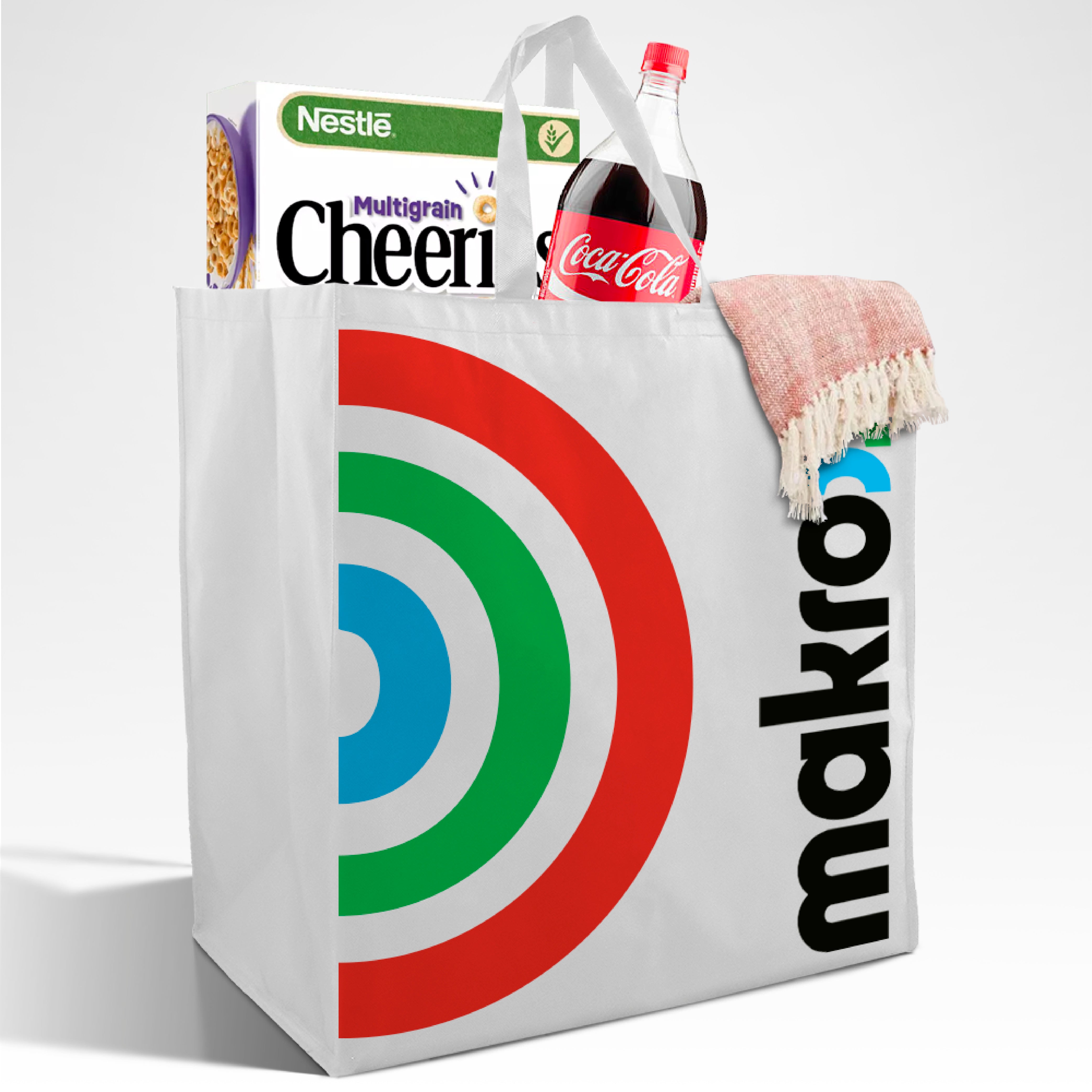 SHOP55 - XXL Reusable Non-Woven Shopping Bag | 70GSM, 76L