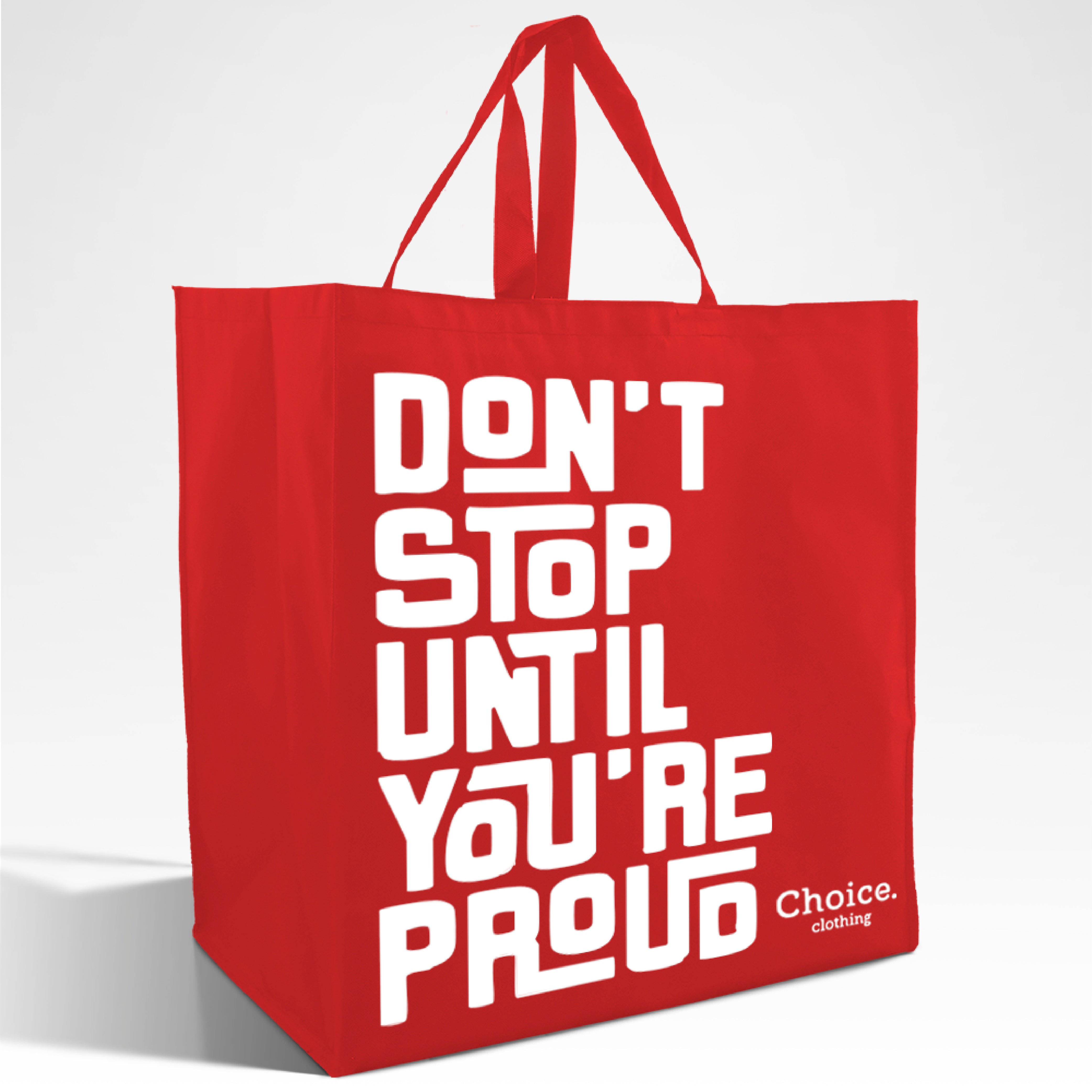 SHOP55 - XXL Reusable Non-Woven Shopping Bag | 70GSM, 76L